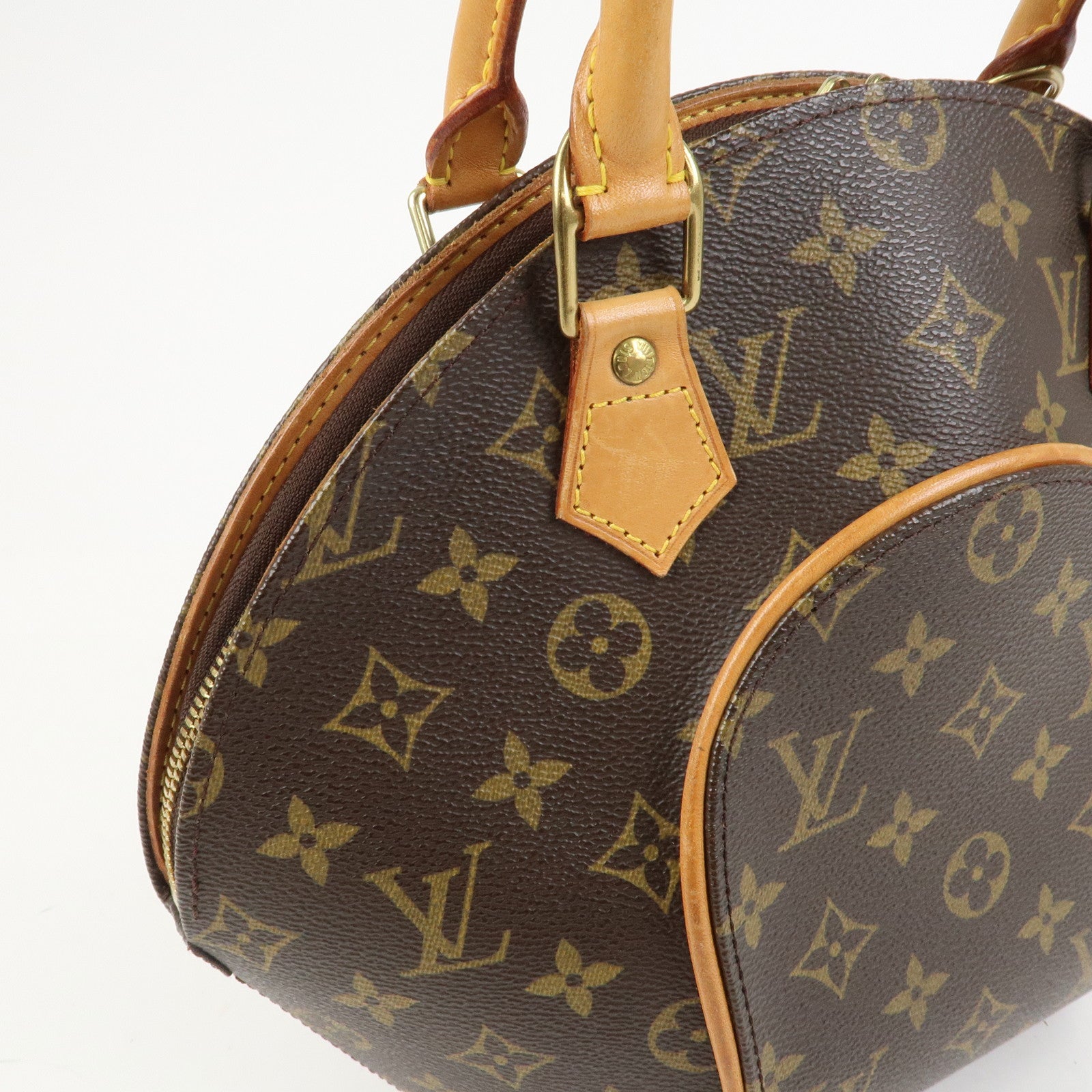 Louis Vuitton Monogram Ellipse PM Hand Bag Brown M51127