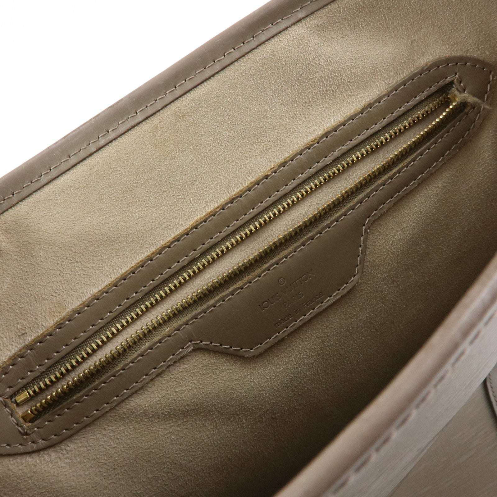 Louis Vuitton Epi Leather Bucket GM Tote Bag Shoulder Bag Gris