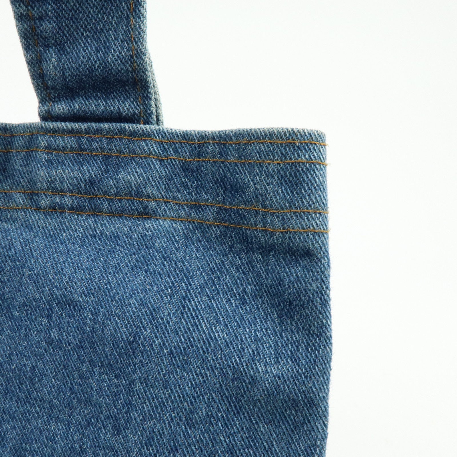 HUNTING WORLD Denim Tote Bag Hand Bag Blue