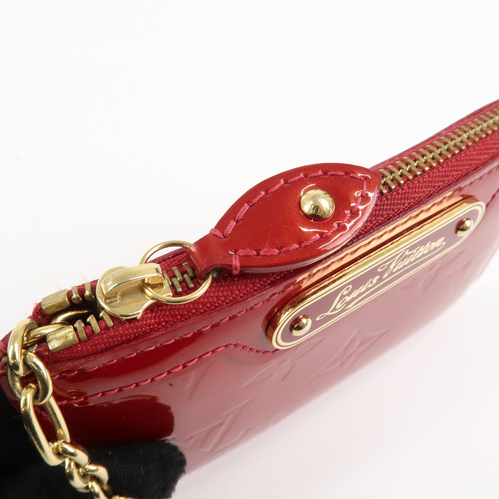 Louis Vuitton Monogram Vernis Pochette Cles NM Coin Case M93559 Used