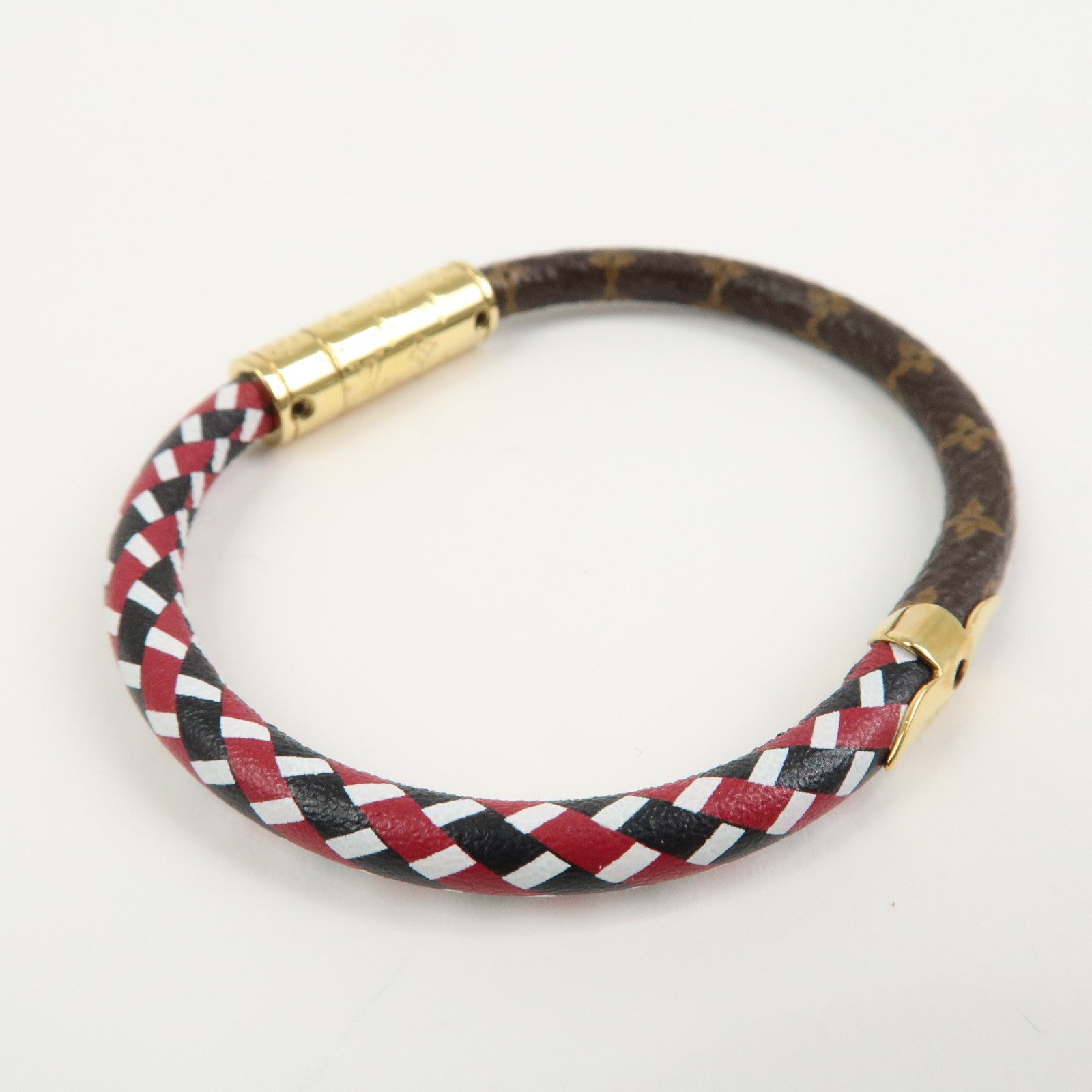 Louis Vuitton Monogram Bracelet Daily Escape Brown Multicolor M8010
