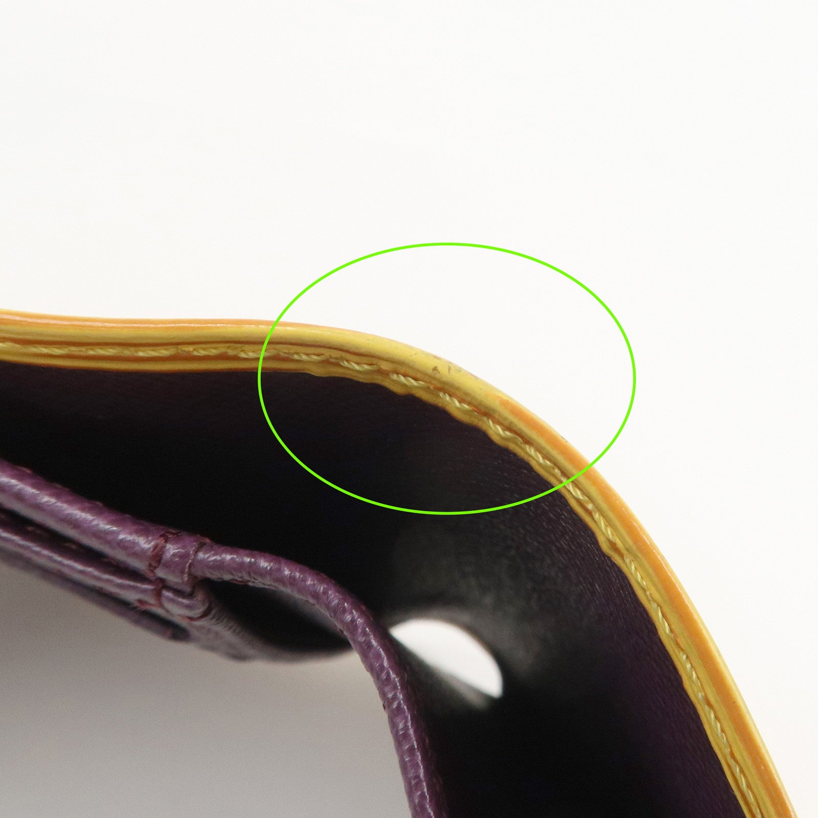 Louis Vuitton Epi Portefeuille Bié Compact Wallet Yellow M63559