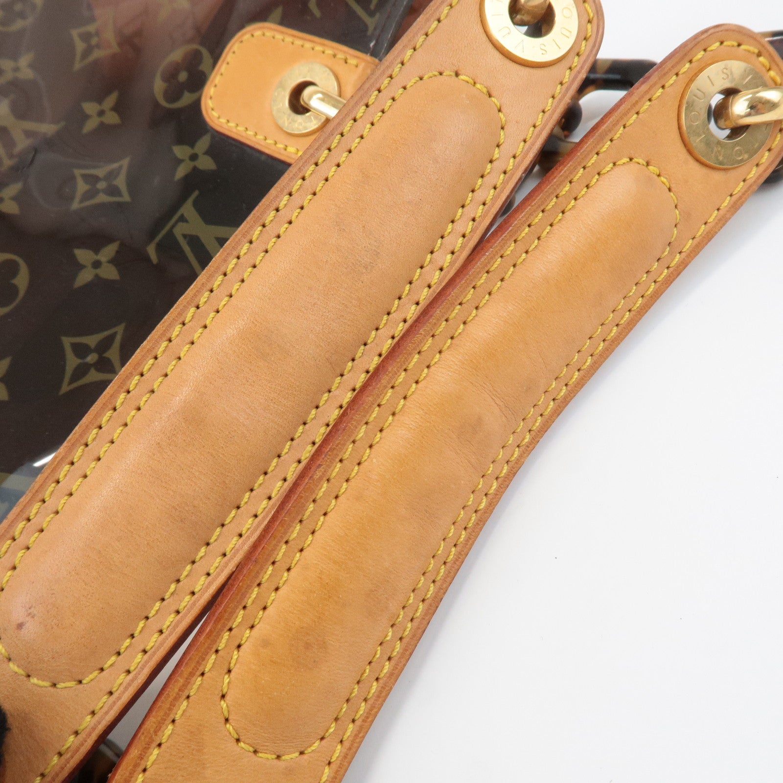 Louis Vuitton Monogram Vinyl Cabas Ambre MM Tote Bag M92501 Used