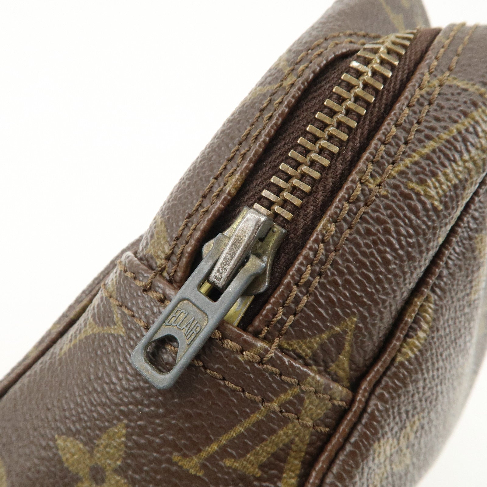 Louis Vuitton Monogram Trousse Toilette 23 Pouch Brown M47524 Used