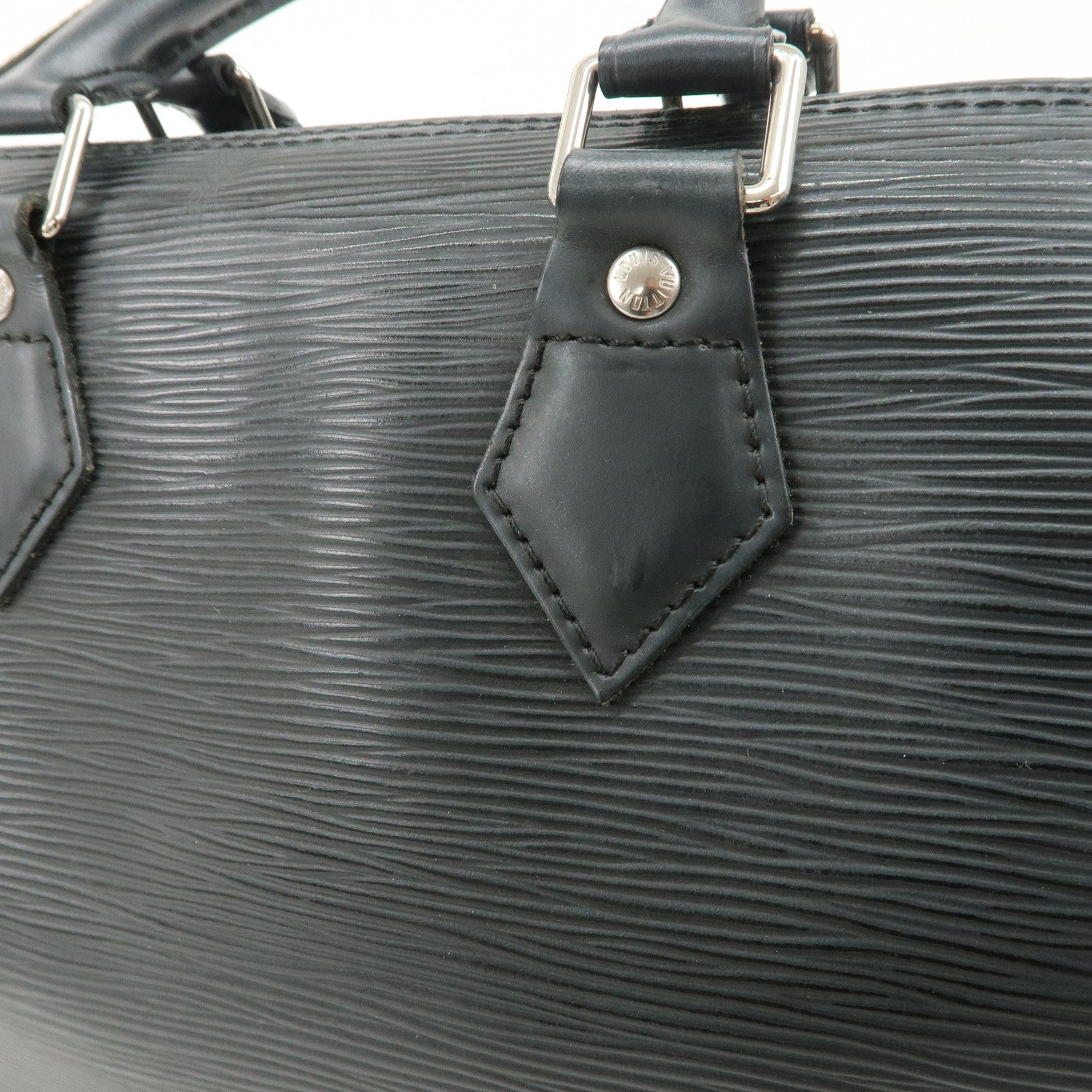 Louis Vuitton Epi Leather Speedy 25 Hand Bag Boston Bag Noir M59032