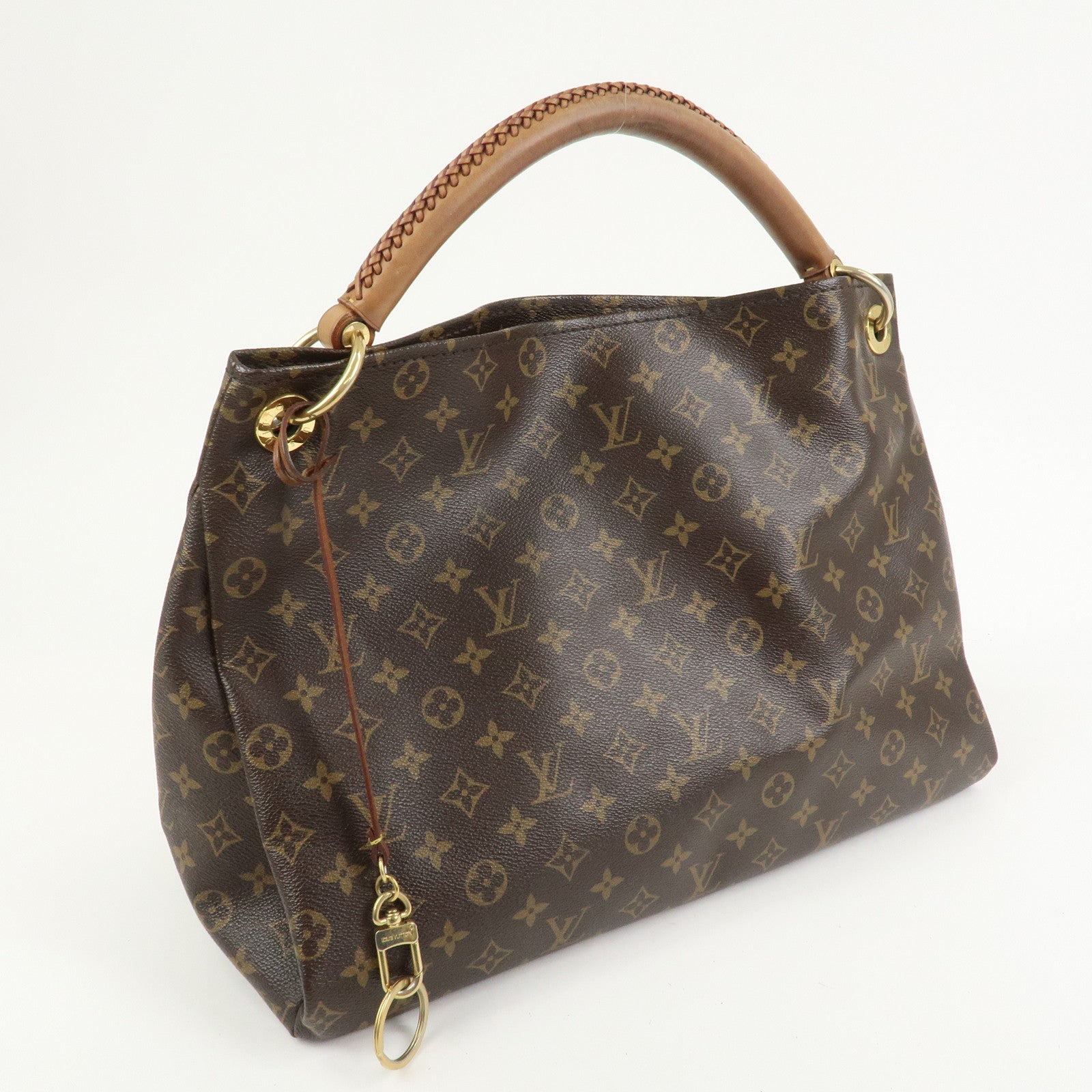 Louis Vuitton Monogram Artsy MM Shoulder Bag Brown M40249