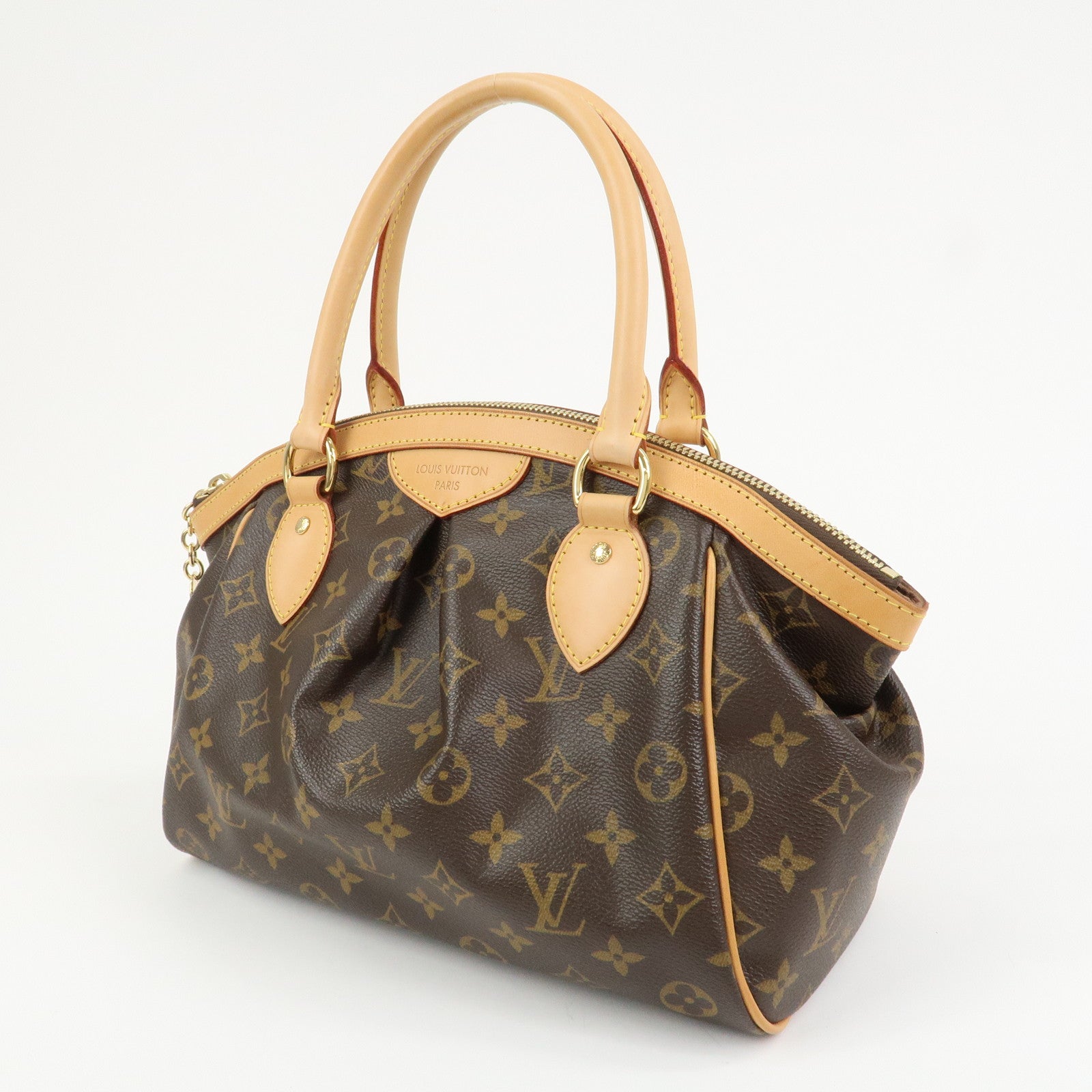 Louis Vuitton Monogram Tivoli PM Hand Bag Shoulder Bag Brown M40143