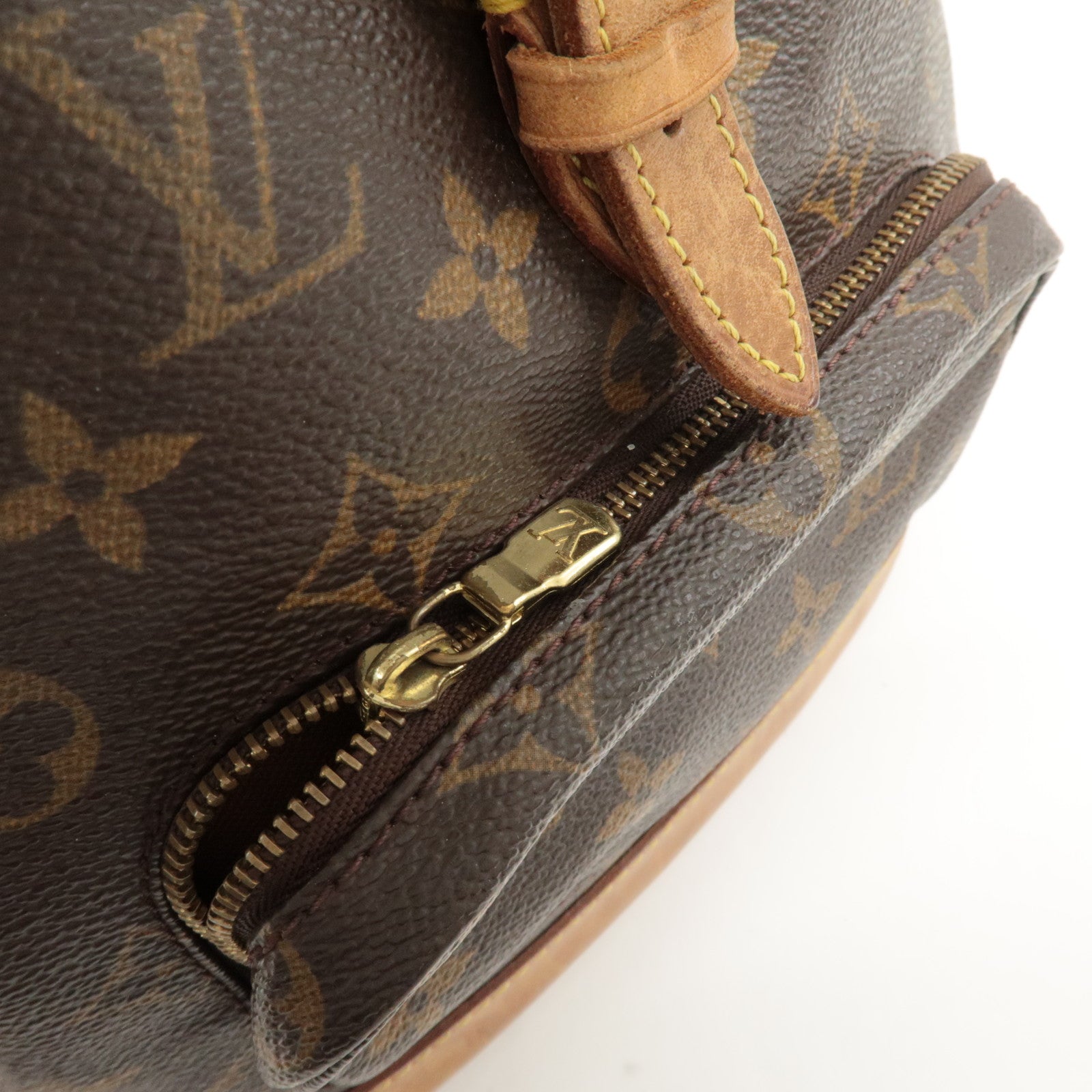 Louis Vuitton Monogram Montsouris MM Backpack Brown M51136 Used