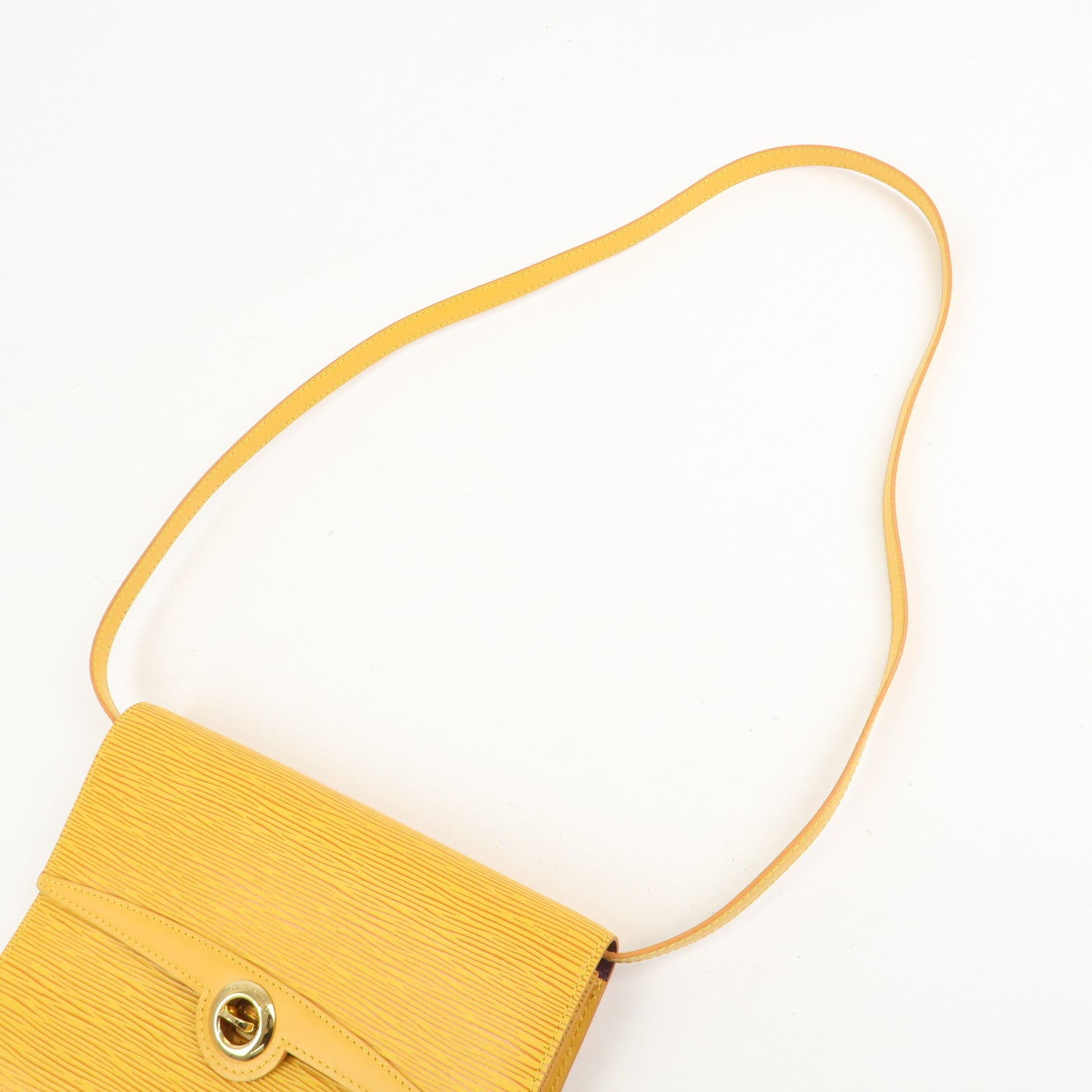 Louis Vuitton Epi Pochette Arche Shoulder Bag Tassili Yellow M52579