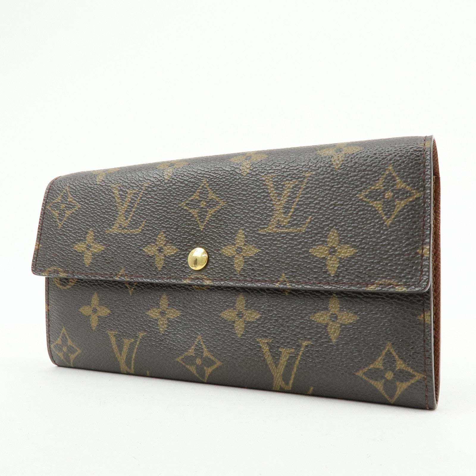 Louis Vuitton Monogram Porte Monnaie Credit Long Wallet M61726