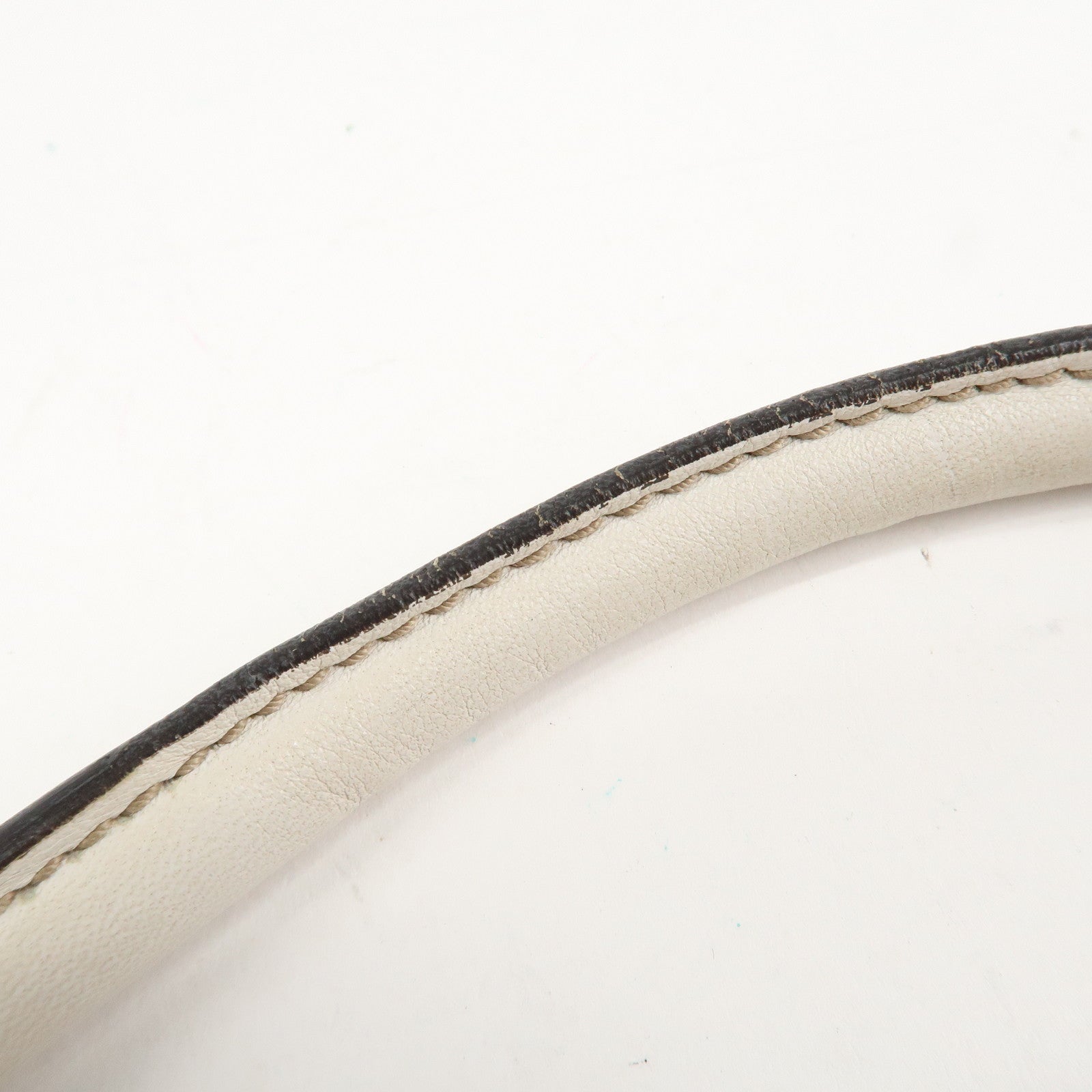 GUCCI Abbey GG Canvas Leather Shoulder Bag Beige 190525 Used