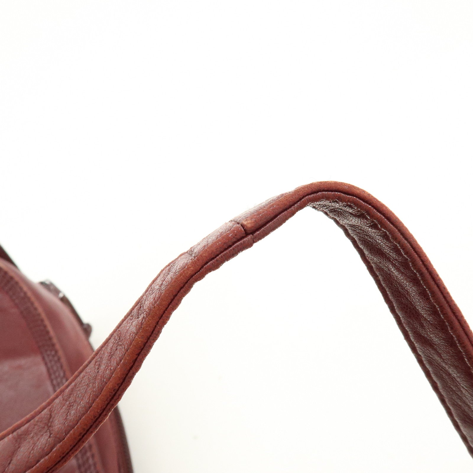 LOEWE Anagram Leather Shoulder Bag Crossbody Bag Bordeaux