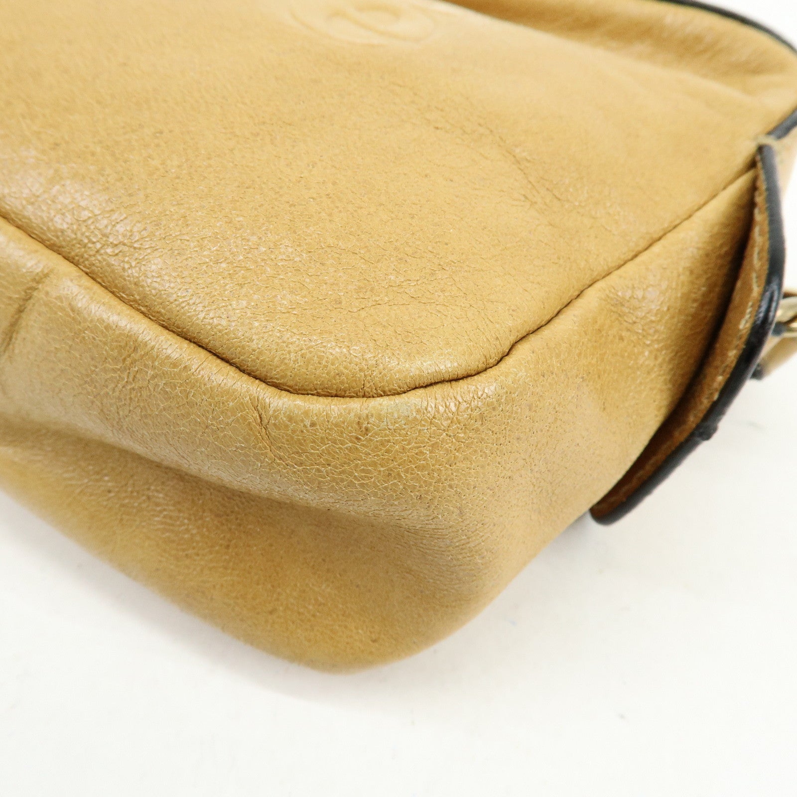 Chloe Shadow Leather 2Way Bag Shoulder Bag Light Brown