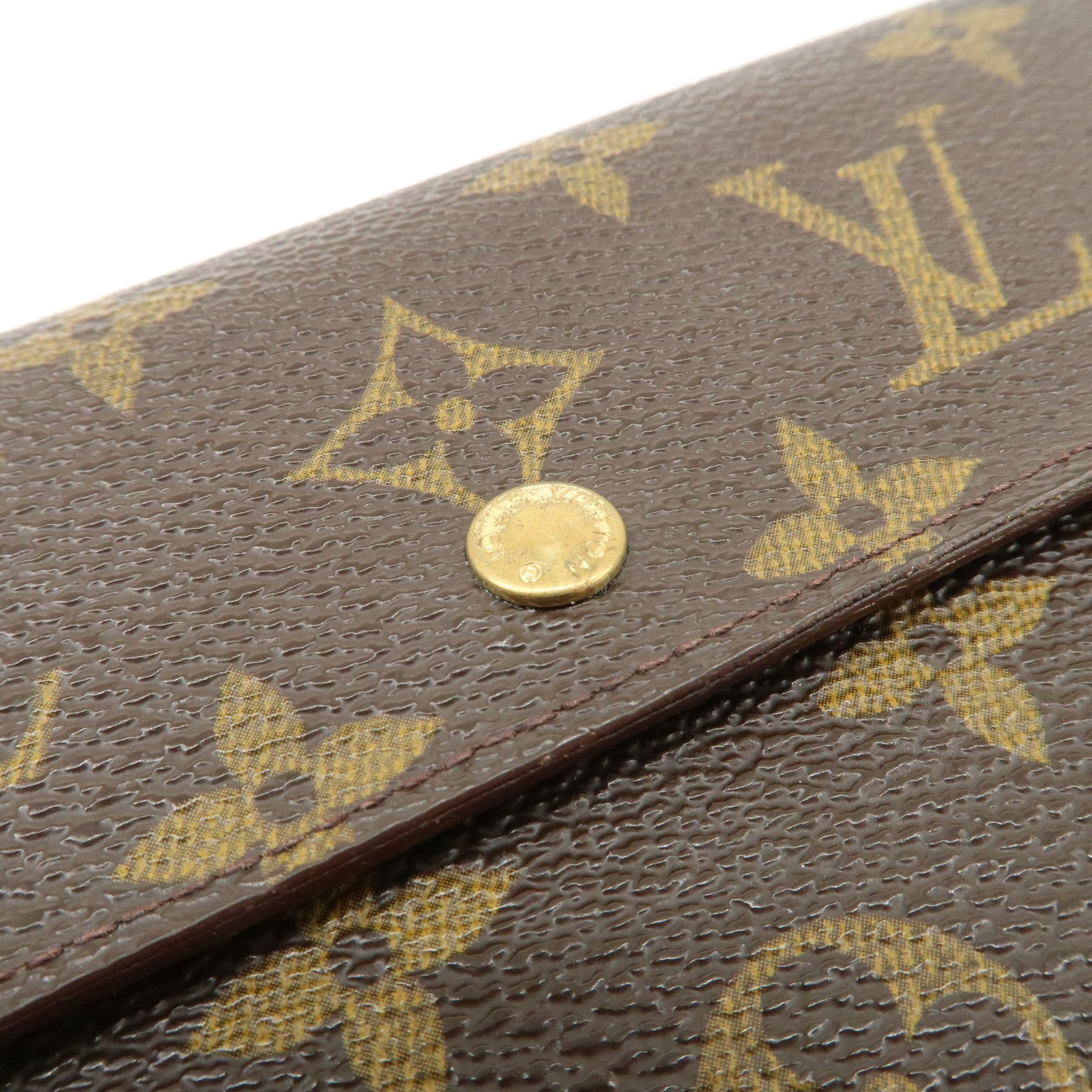 Louis Vuitton Monogram Set of 3 Wallet M61202 M61619 Used