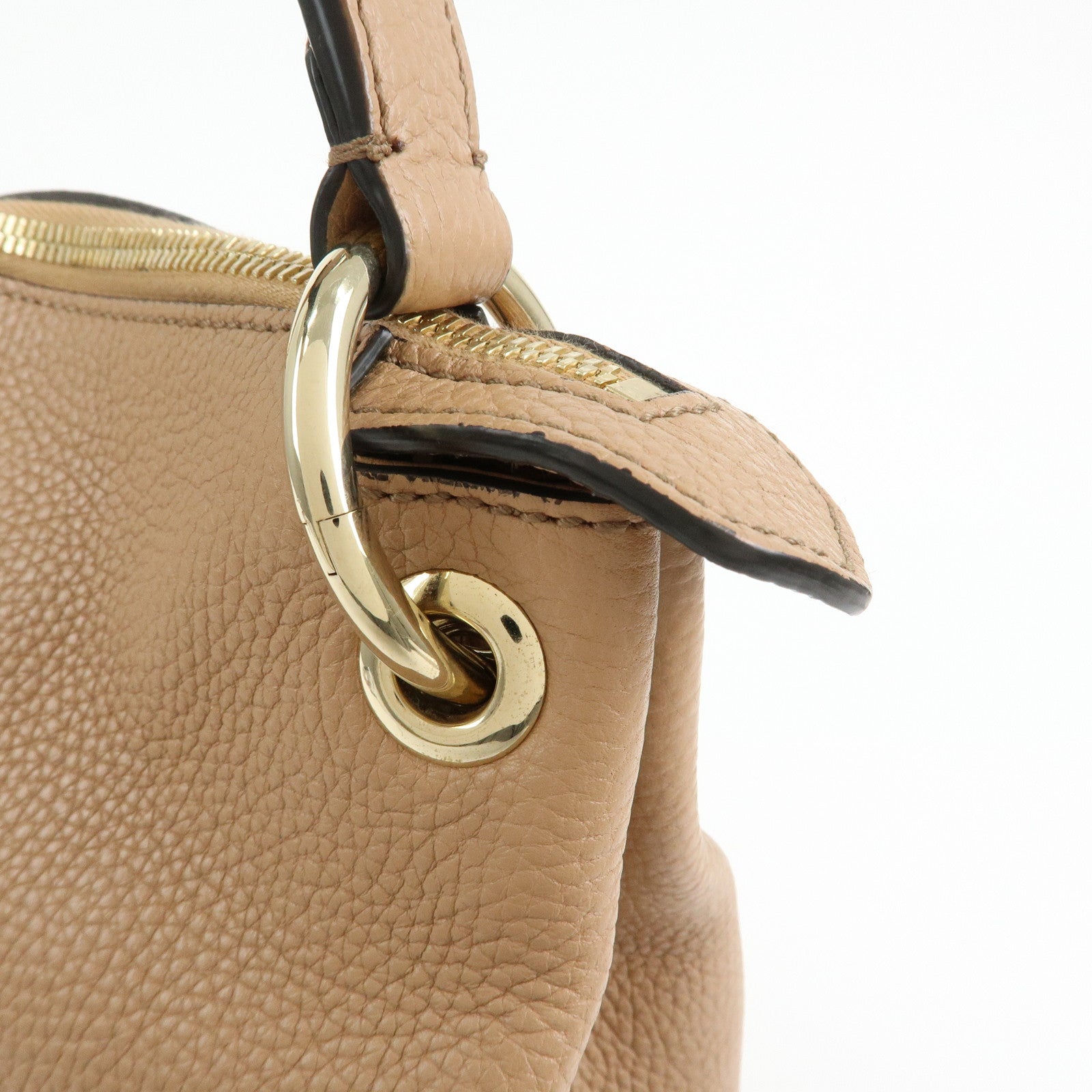 GUCCI SOHO 2Way Bag Hand Bag Shoulder Bag Beige 536194