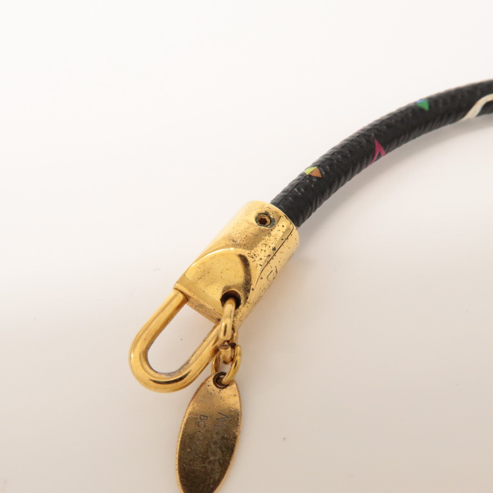 Louis Vuitton Monogram Bracelet Luck It Multicolor Noir M6603
