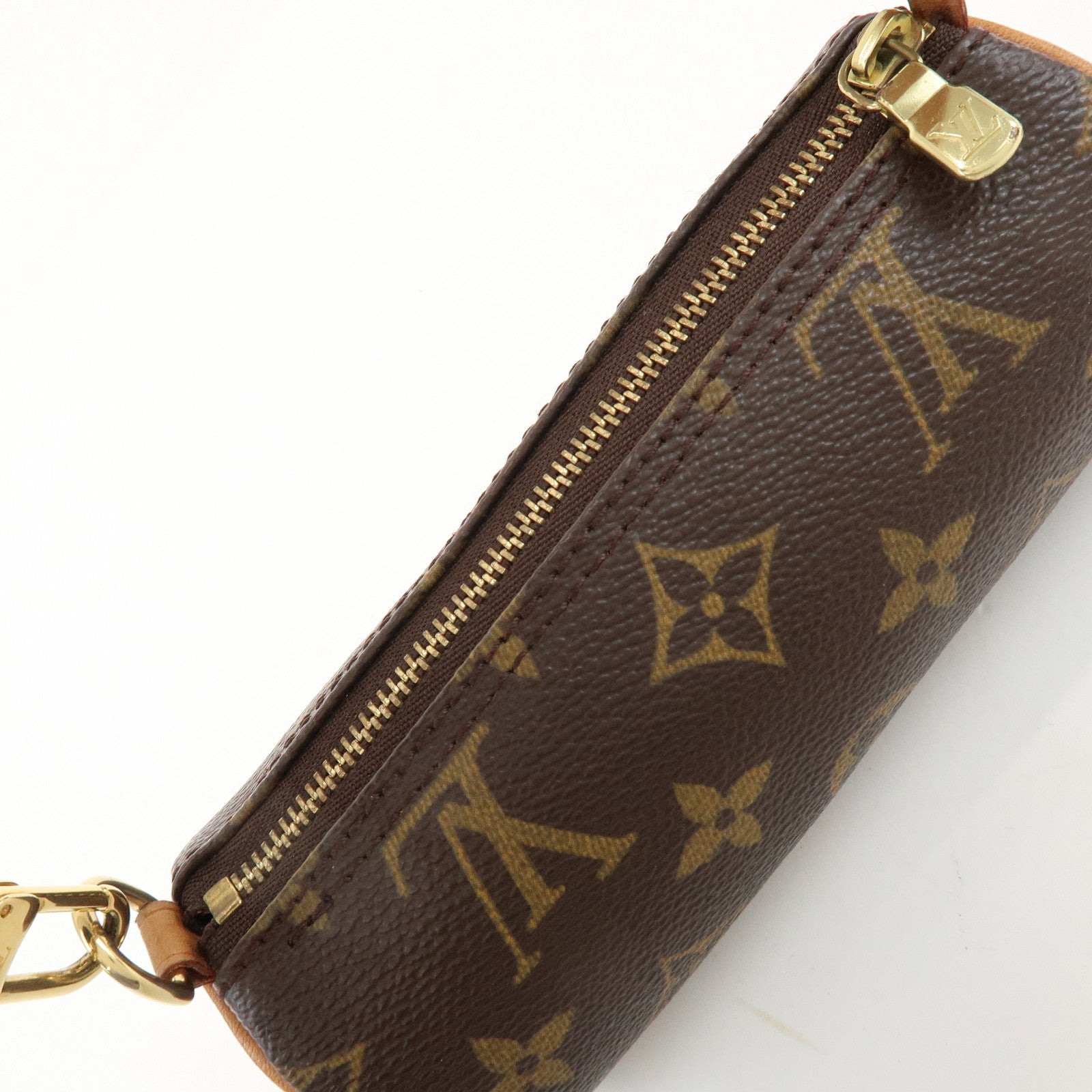 Louis Vuitton Monogram Mini Pouch for Papillon Bag Brown