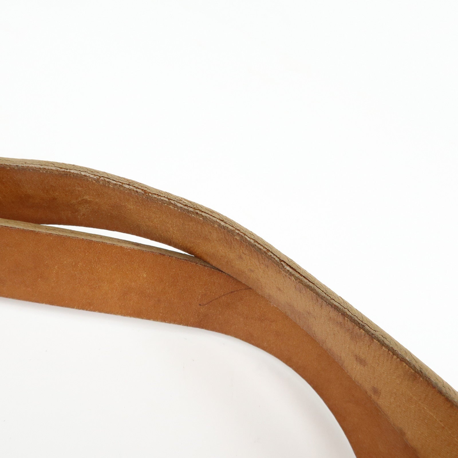 CELINE Macadam PVC Leather Tote Bag Shoulder Bag Beige Light Brown