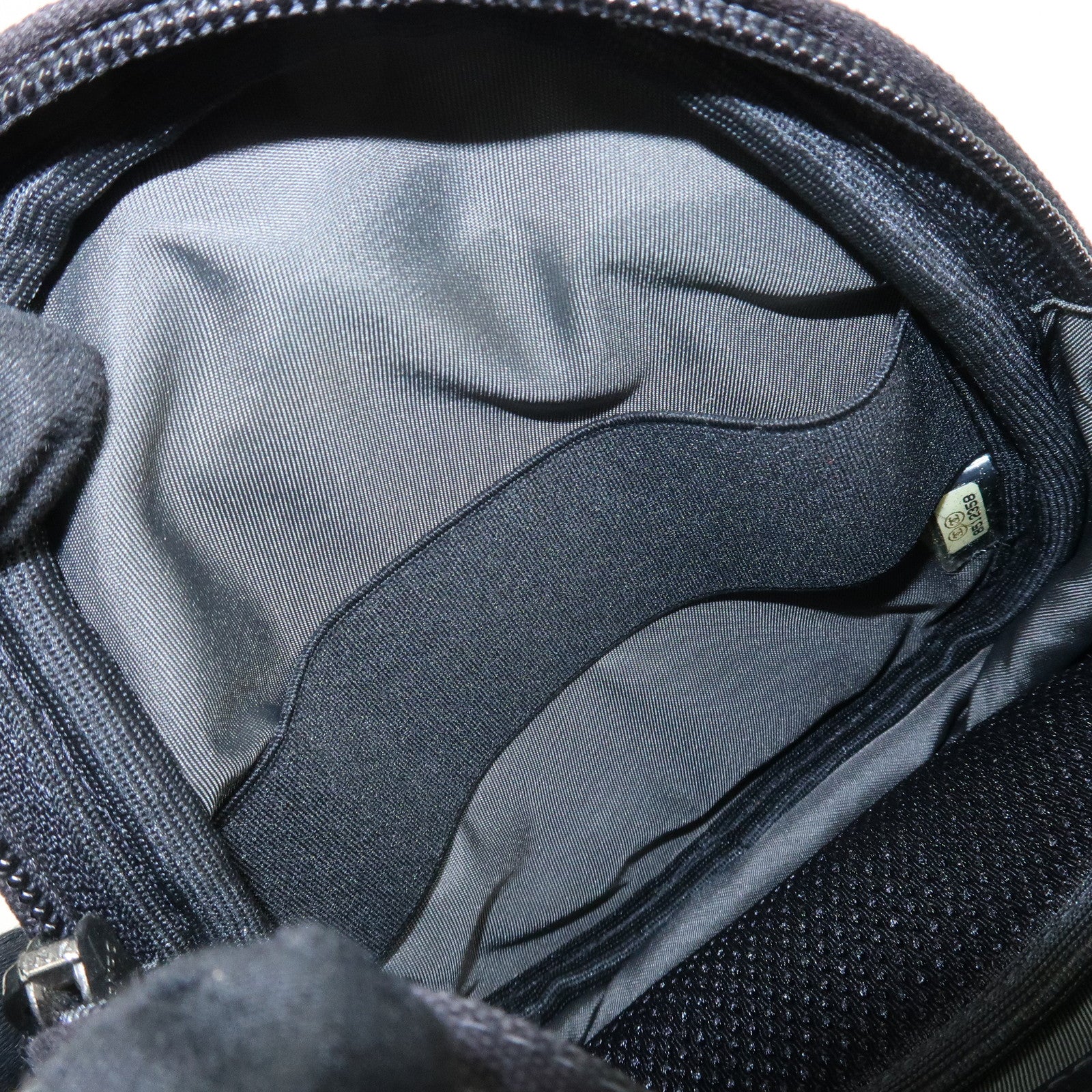 CHANEL Sport Line COCO Mark Canvas Shoulder Bag Black A23300