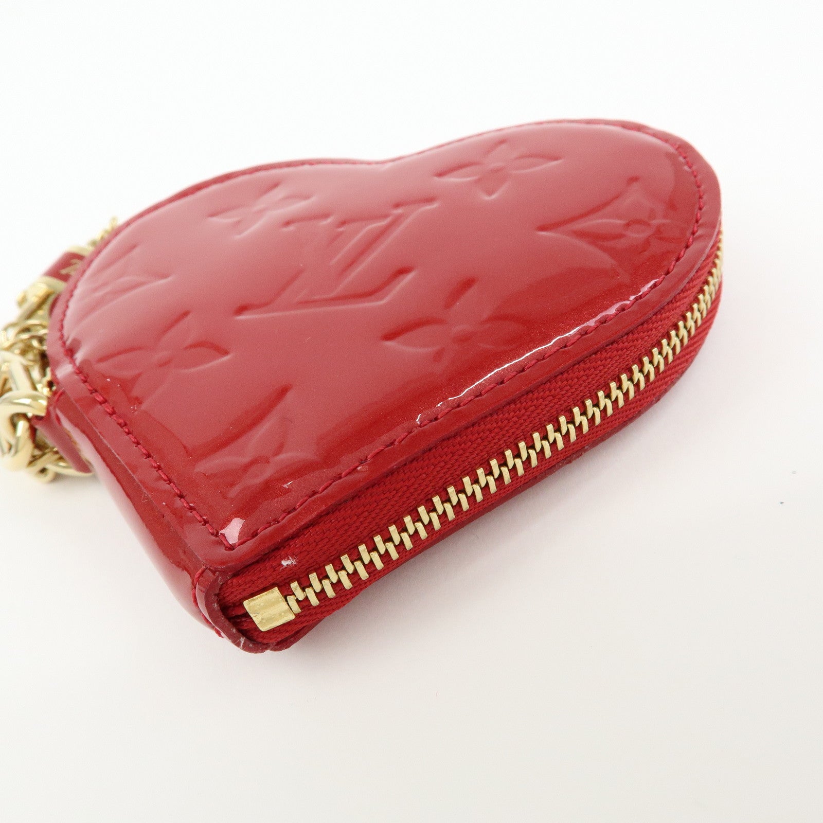 Louis Vuitton Monogram Vernis Porte Monnaie Coeur Coin Case M93562