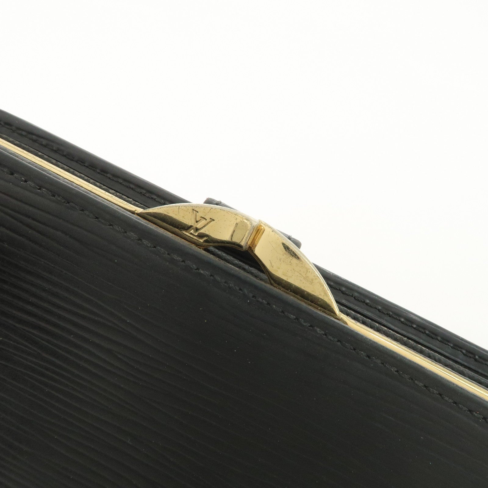 Louis Vuitton Epi Set of 2 Long Wallet Noir Cassis M63242 M6364K Used