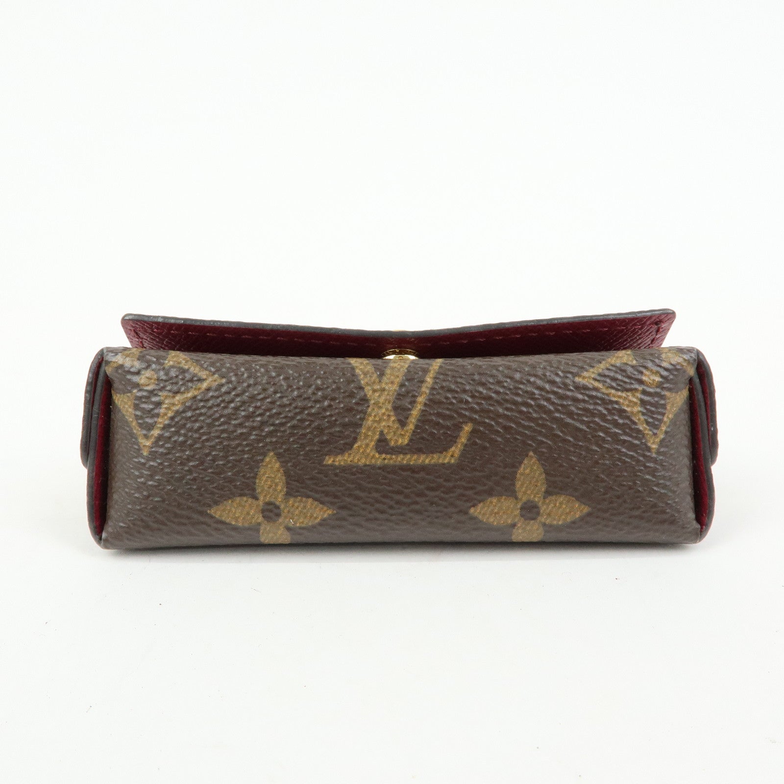 Louis Vuitton Monogram Pochette Rivette Lip Case Fushia M61473