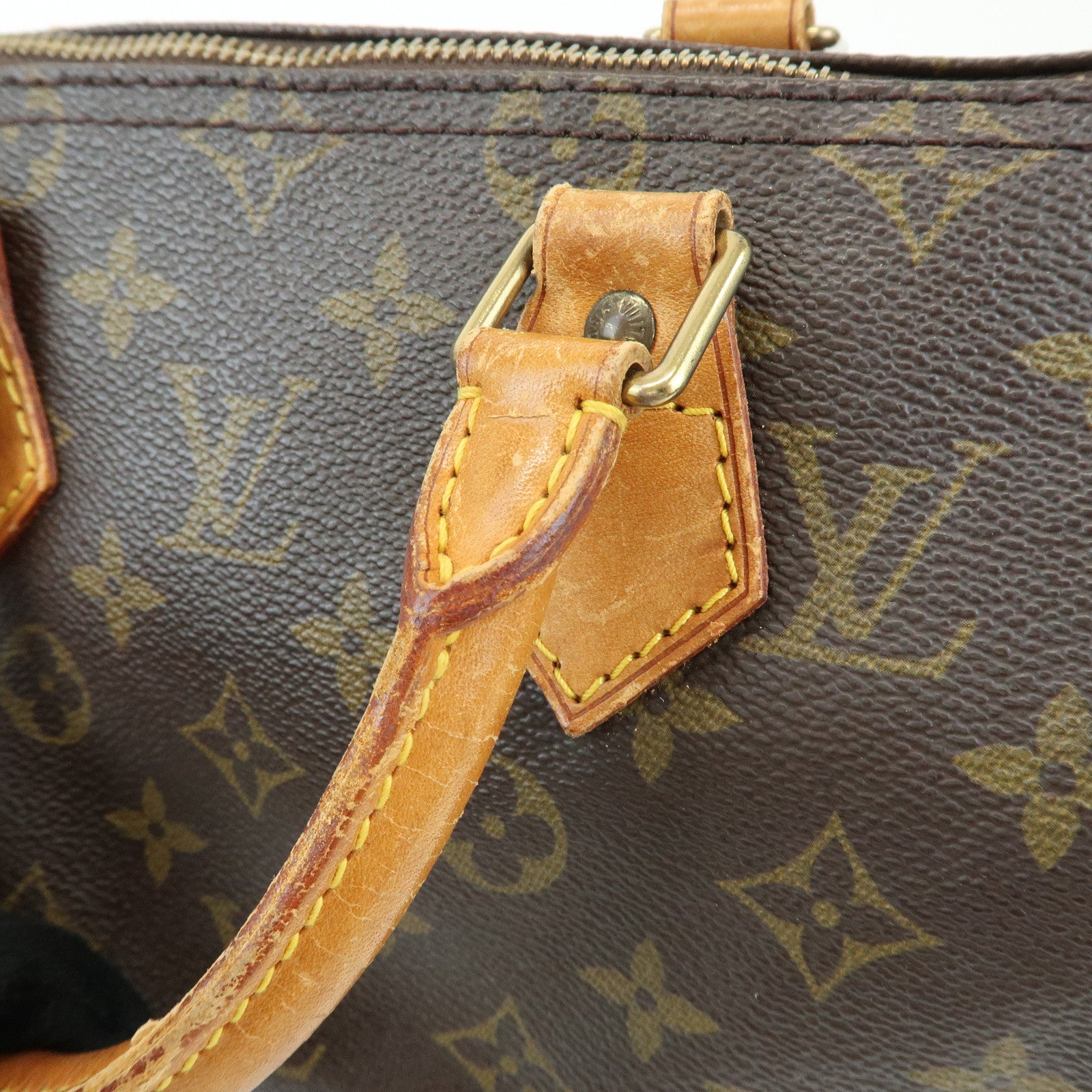 Louis Vuitton Monogram Speedy 25 Boston Bag Hand Bag Brown M41528