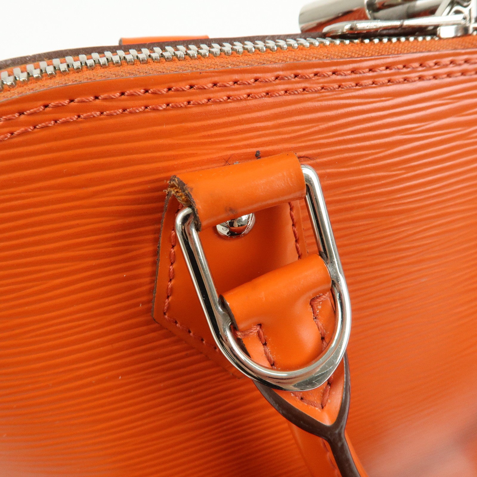 Louis Vuitton Epi Alma PM Hand Bag Pimont Orange M40623