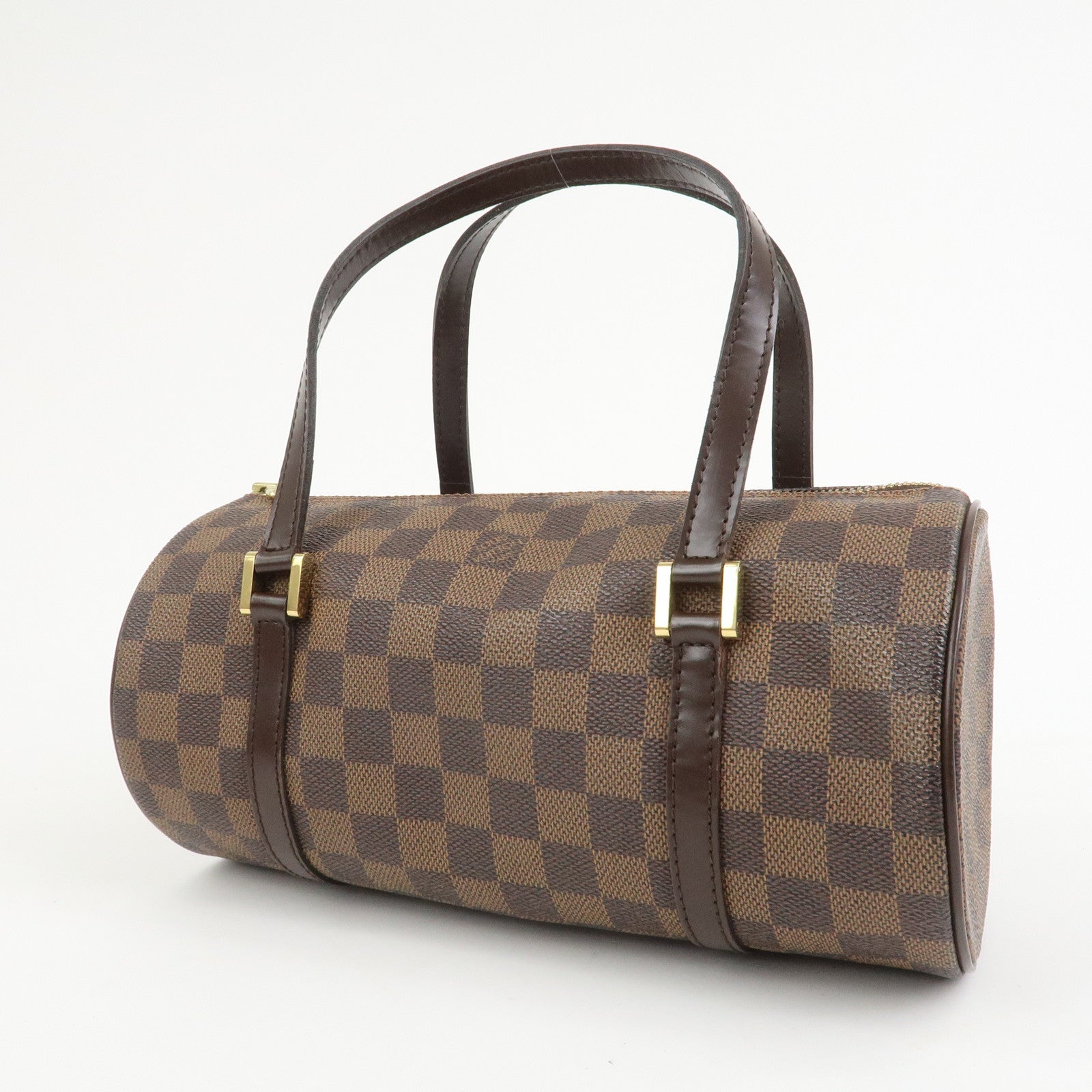 Louis Vuitton Damier Ebene Papillon 26 Hand Bag Brown N51304