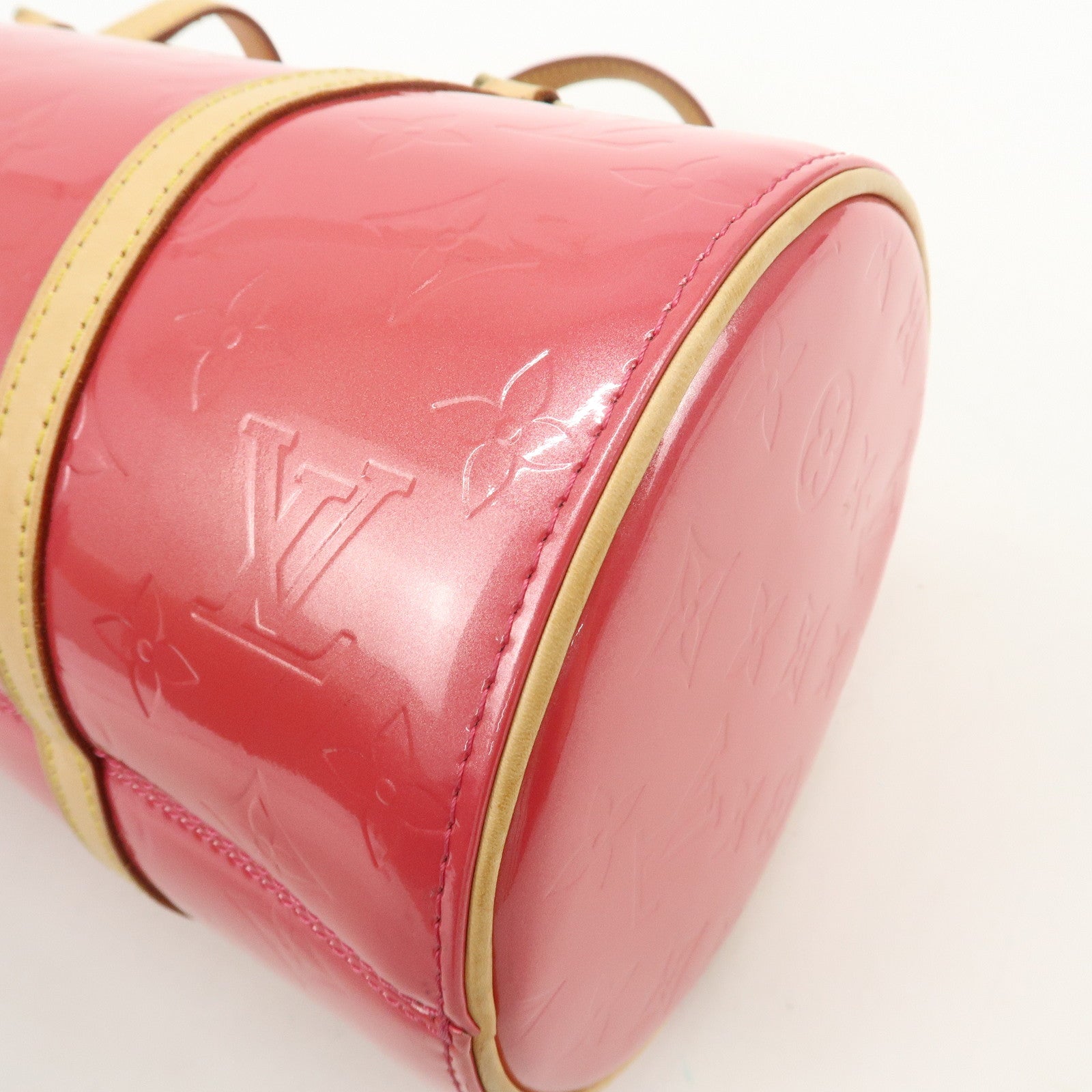 Louis Vuitton Monogram Vernis Bedford Hand Bag Framboise M9133F