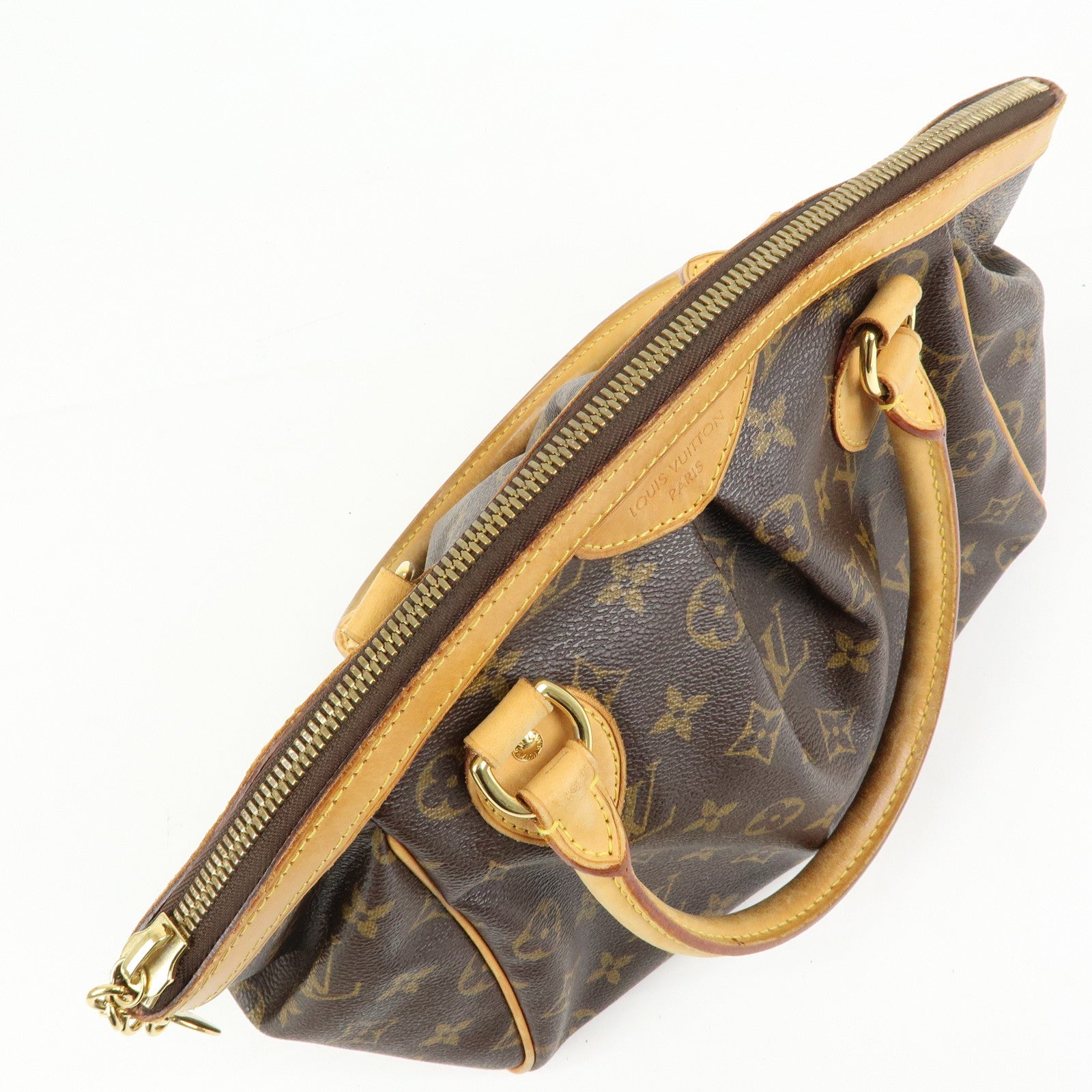 Louis Vuitton Monogram Tivoli PM Hand Bag Shoulder Bag Brown M40143