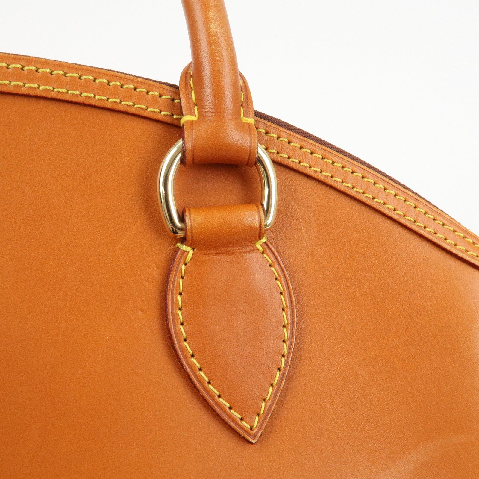 Louis Vuitton Lockit Nomade Leather Hand Bag Caramel Brown M85388
