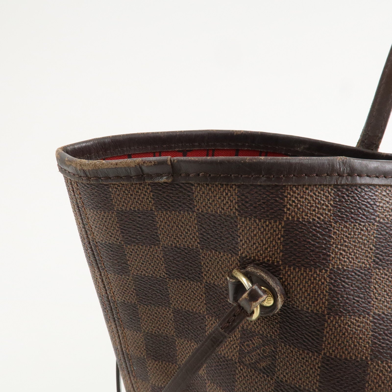 Louis Vuitton Damier Ebene Canvas Neverfull MM Tote Bag N51105