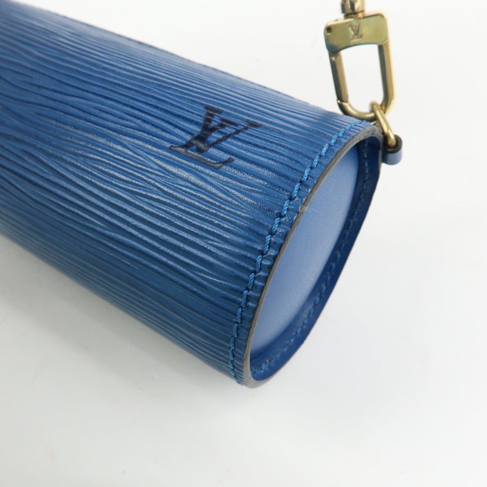 Louis Vuitton Epi Set of 2 Leather Soufflot Pouch Red Blue