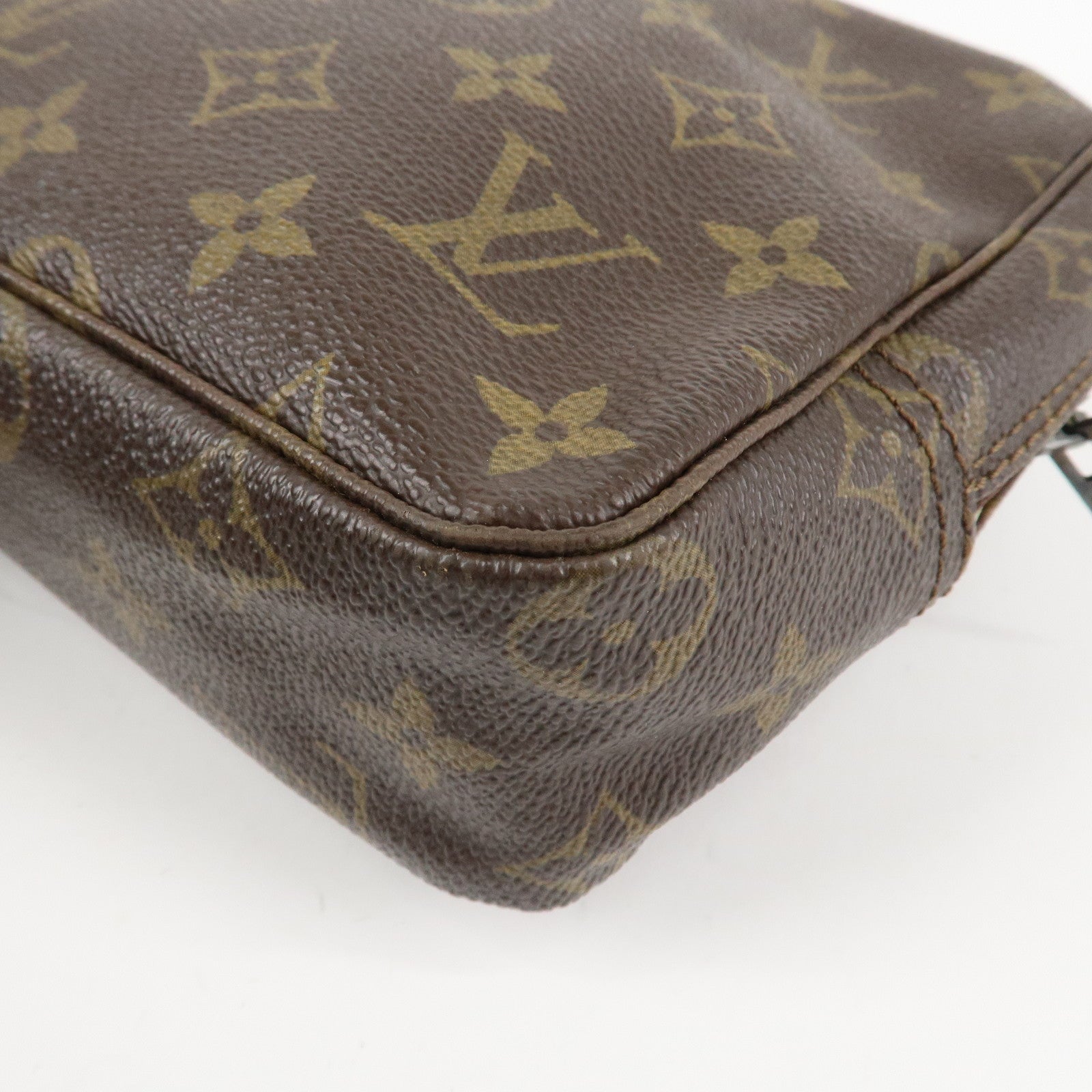 Louis Vuitton Monogram Trousse Toilette 23 Pouch Brown M47524 Used