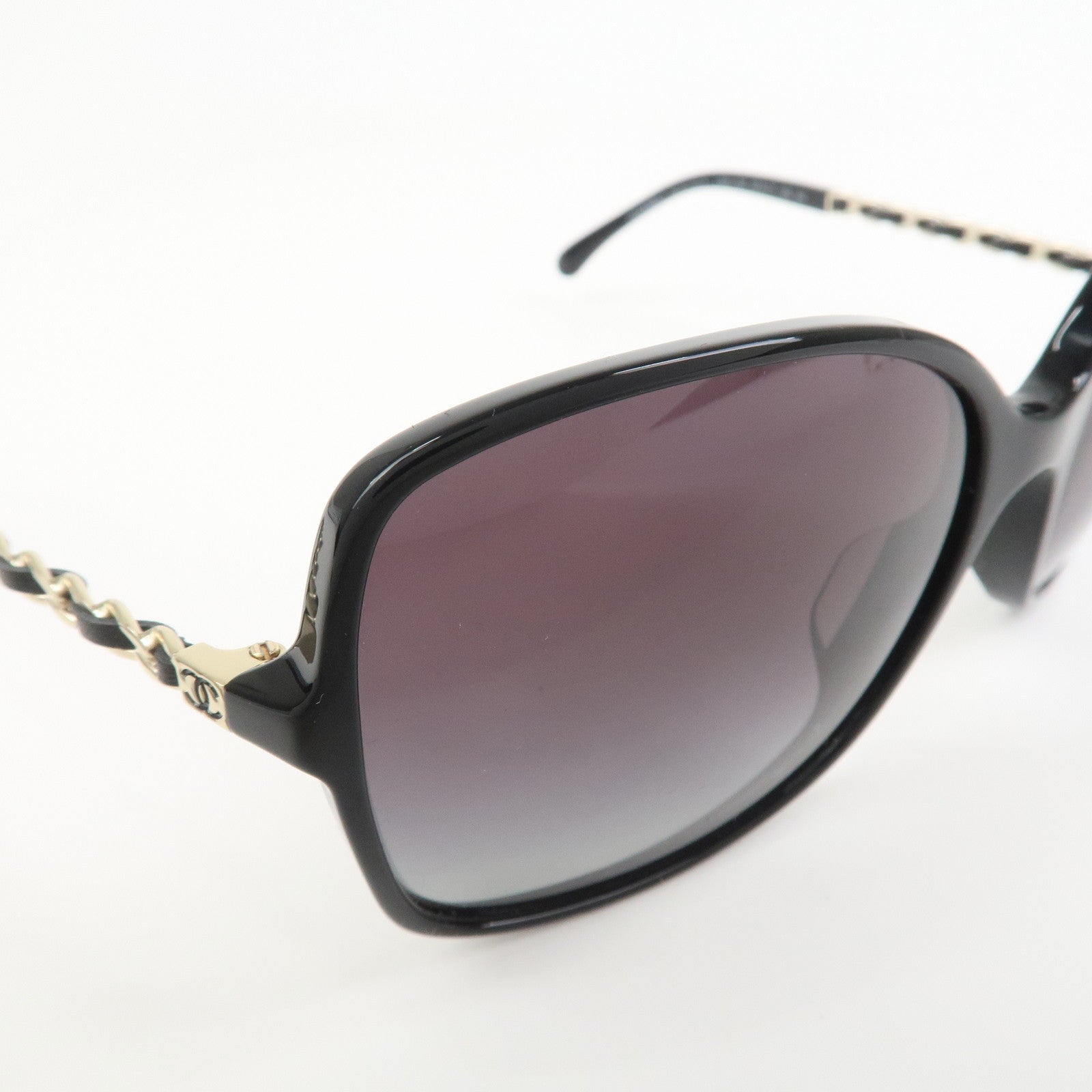 CHANEL COCO Mark Plastic Sunglasses 5210-Q-A c.501/3C 57□17 135 3N