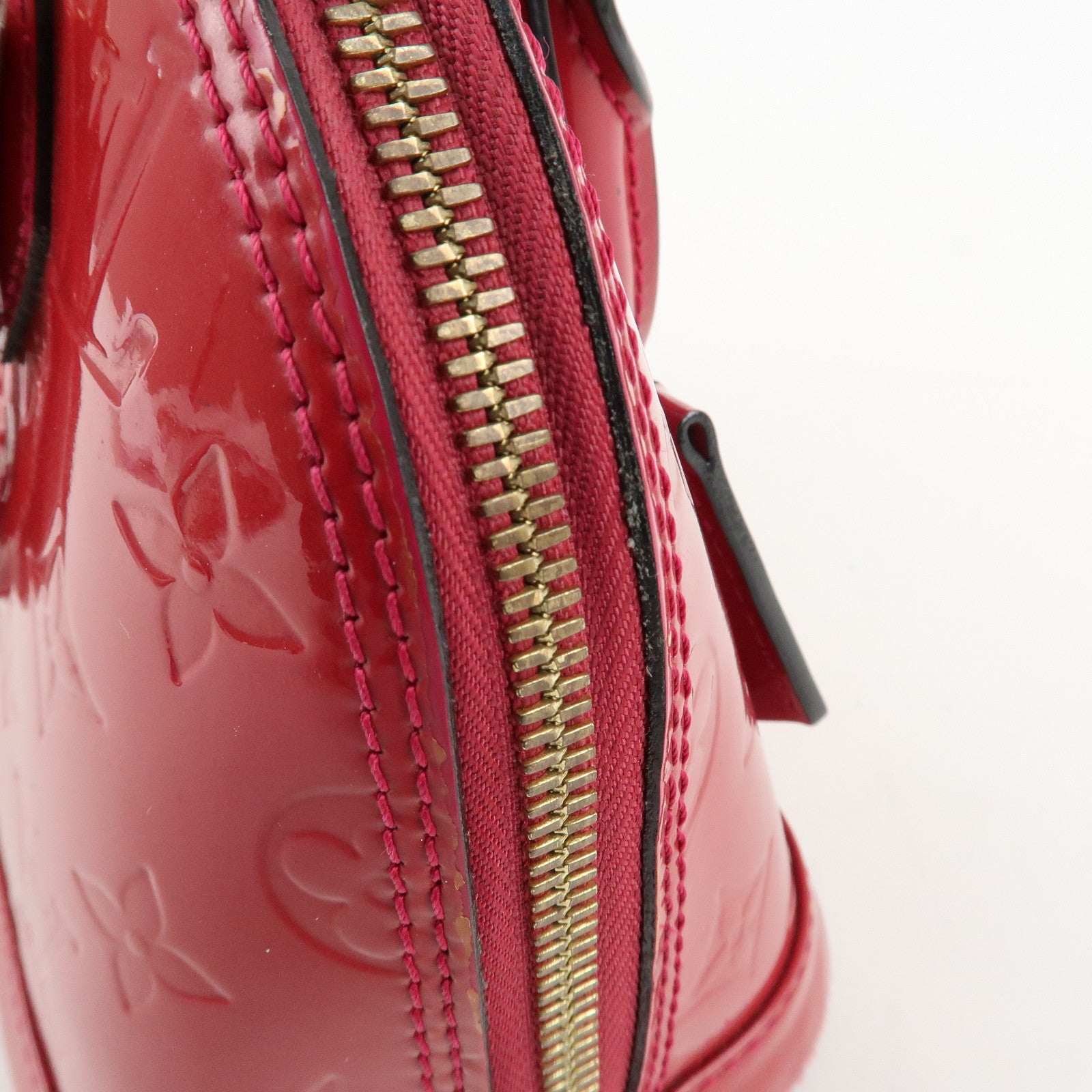 Louis Vuitton Monogram Vernis Alma BB 2Way Bag Rose Indien M91771 Used