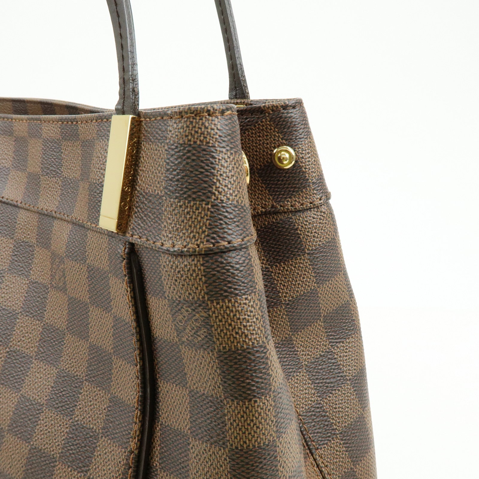 Louis Vuitton Damier Marylebone GM Canvas Tote Bag Brown N41214