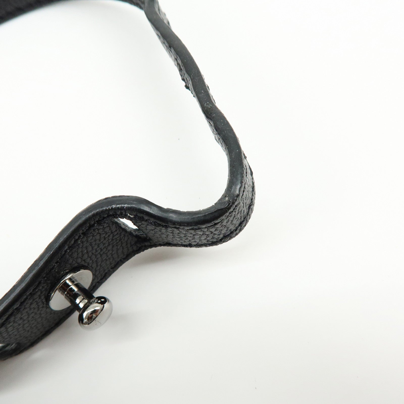 Jimmy Choo Madeline Leather Rhinestone 2Way Hand Shoulder Bag Black