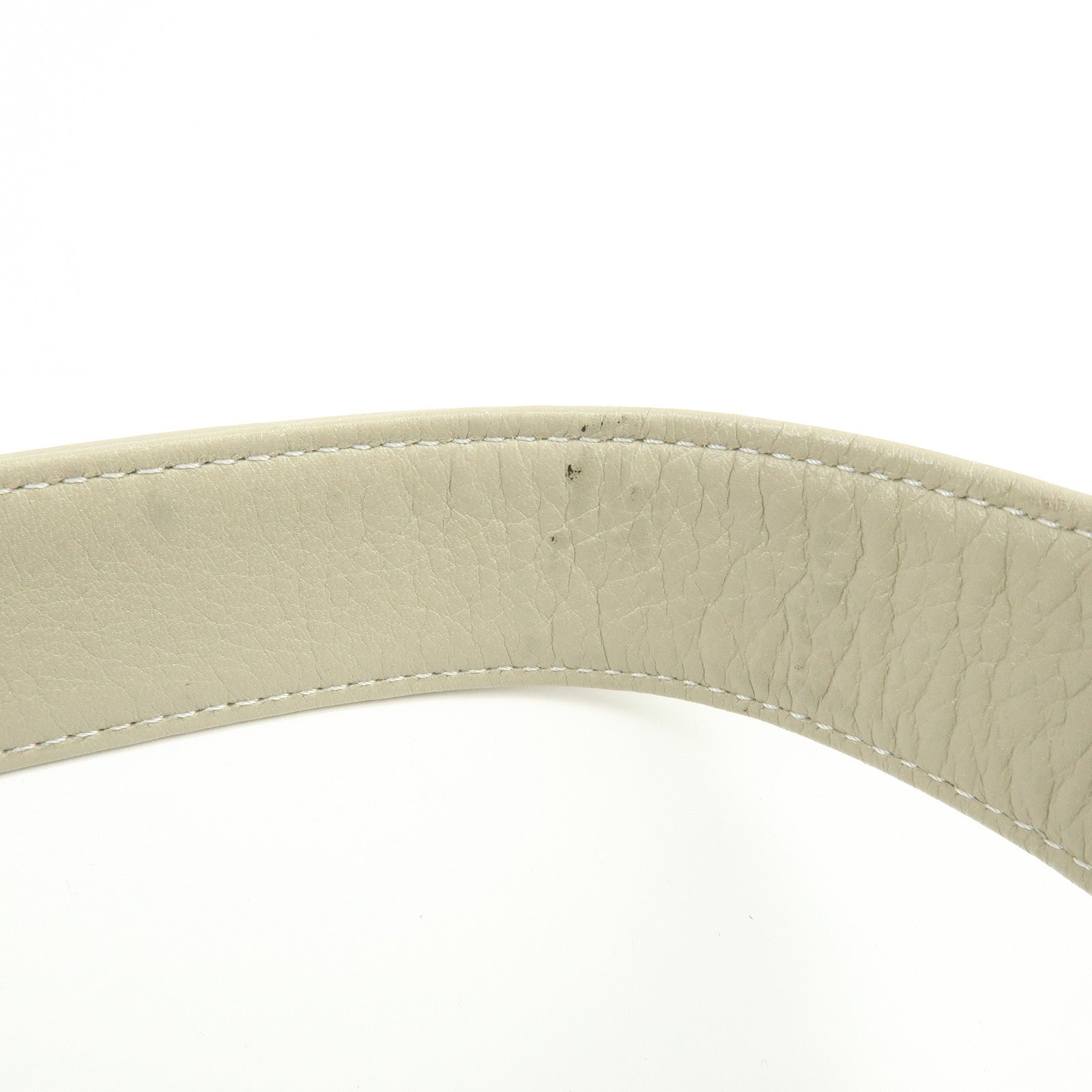 LOEWE Anagram Leather Shoulder Bag Crossbody Bag Ivory