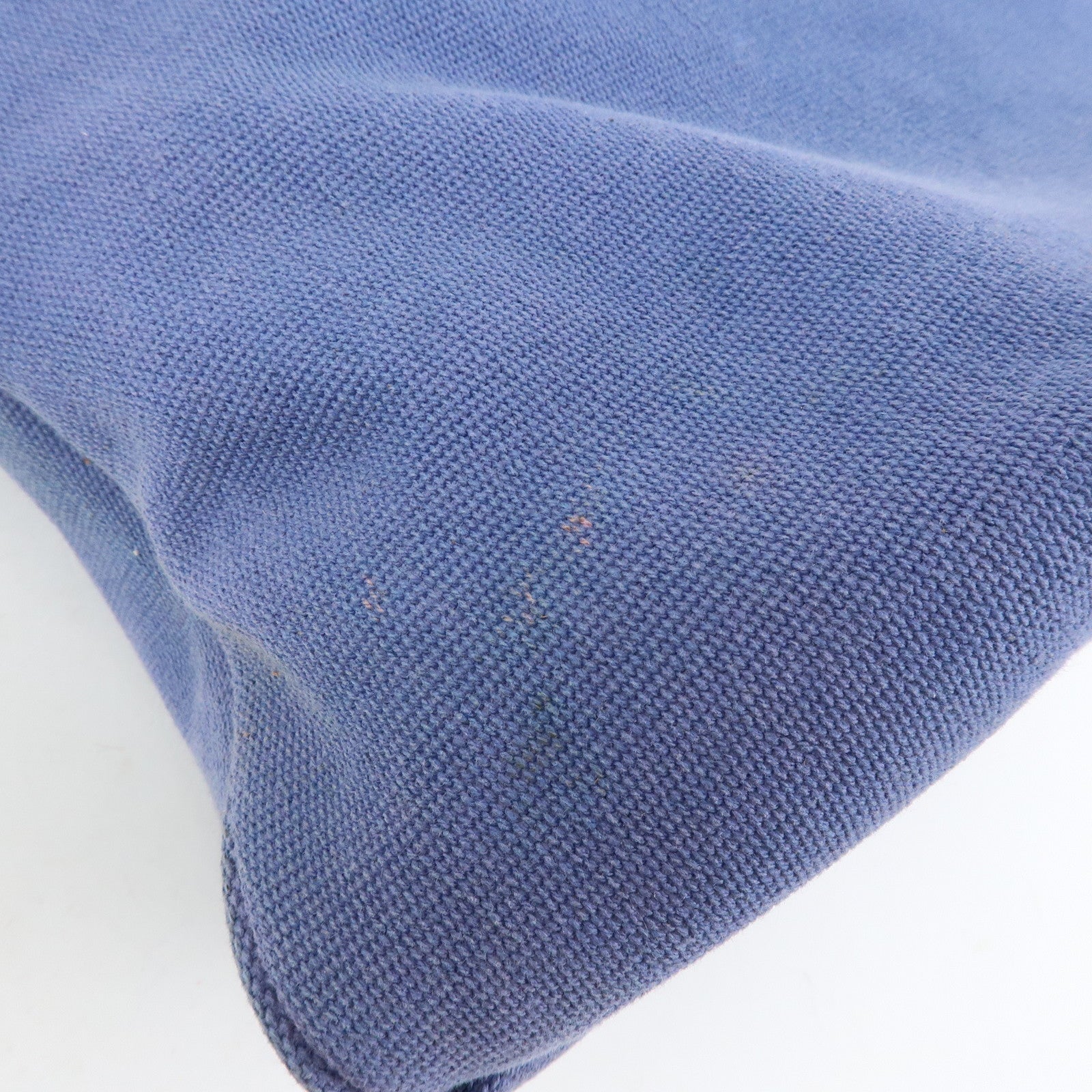 BOTTEGA VENETA Canvas Leather Tote Bag Shoulder Bag Blue 170045