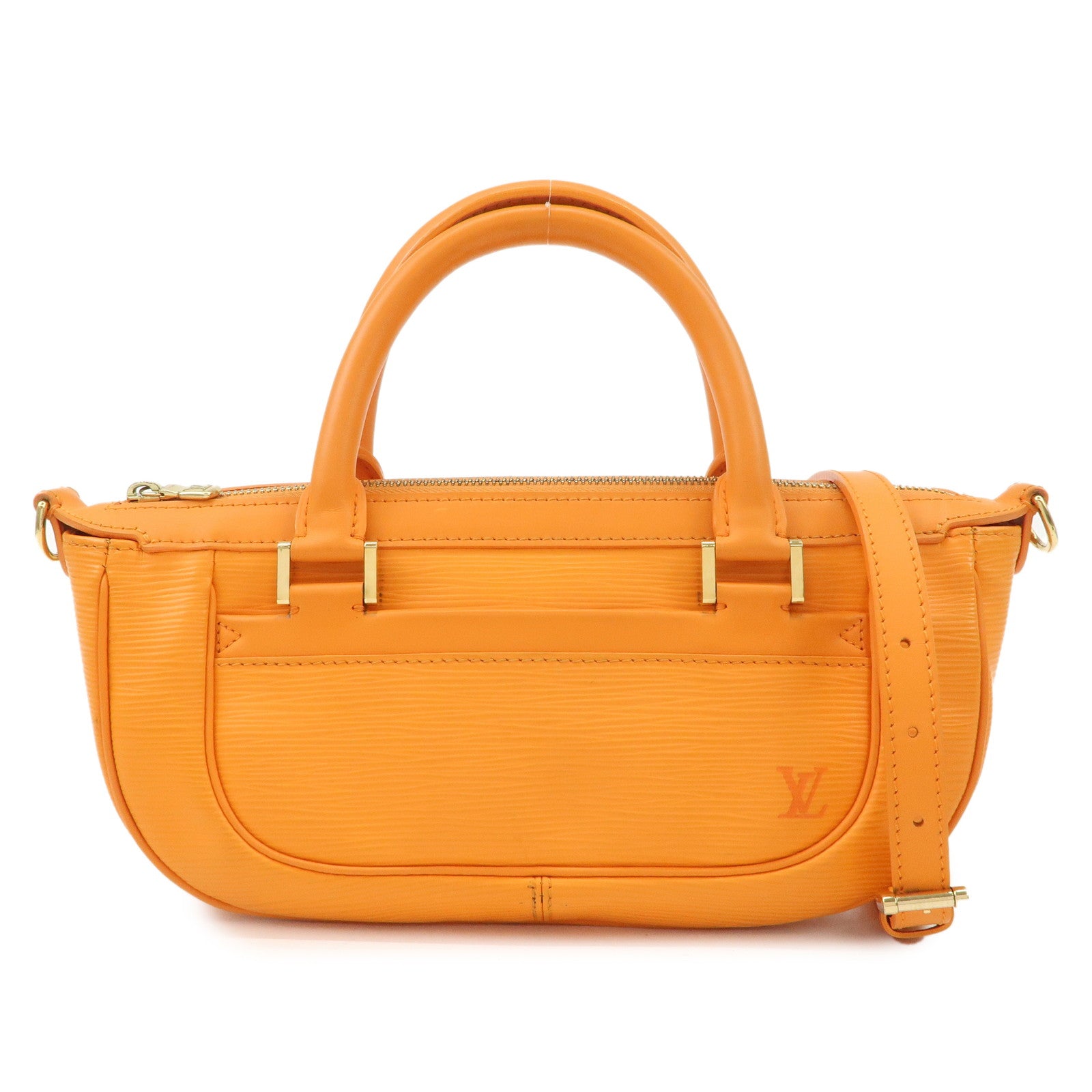 Louis Vuitton Epi Danura PM Hand Bag Shoulder Bag Mandarin M5891H Used