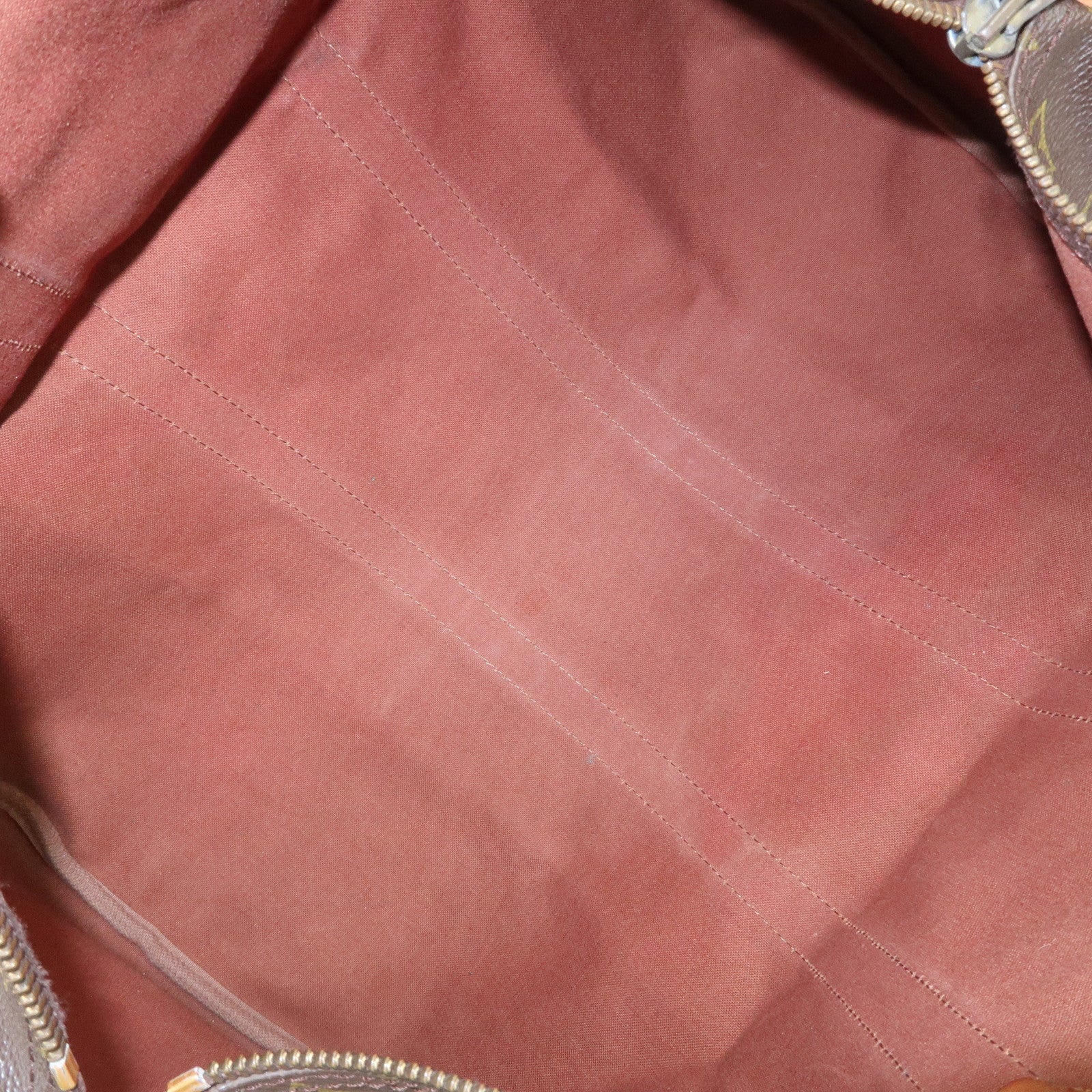 Louis Vuitton Monogram Keep All 45 Boston Bag Brown M41428