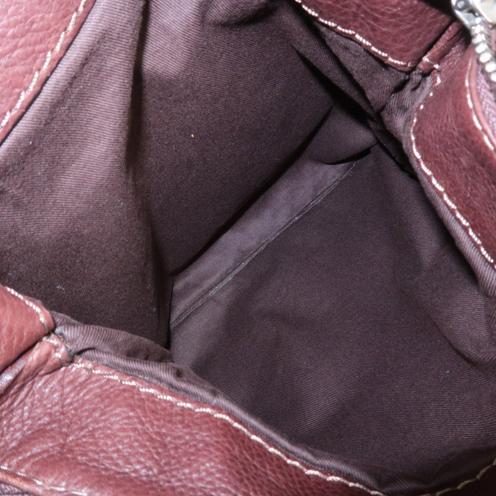 Chloe Paddington Leather Shoulder Crossbody Bag Brown