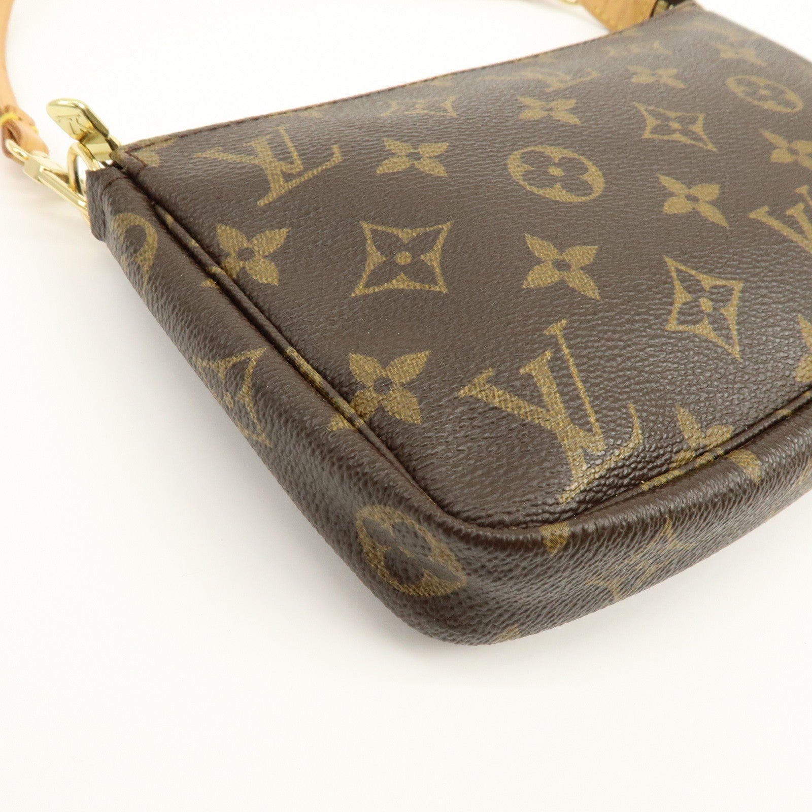 Louis Vuitton Monogram Pochette Accessoires Pouch Hand Bag M51980
