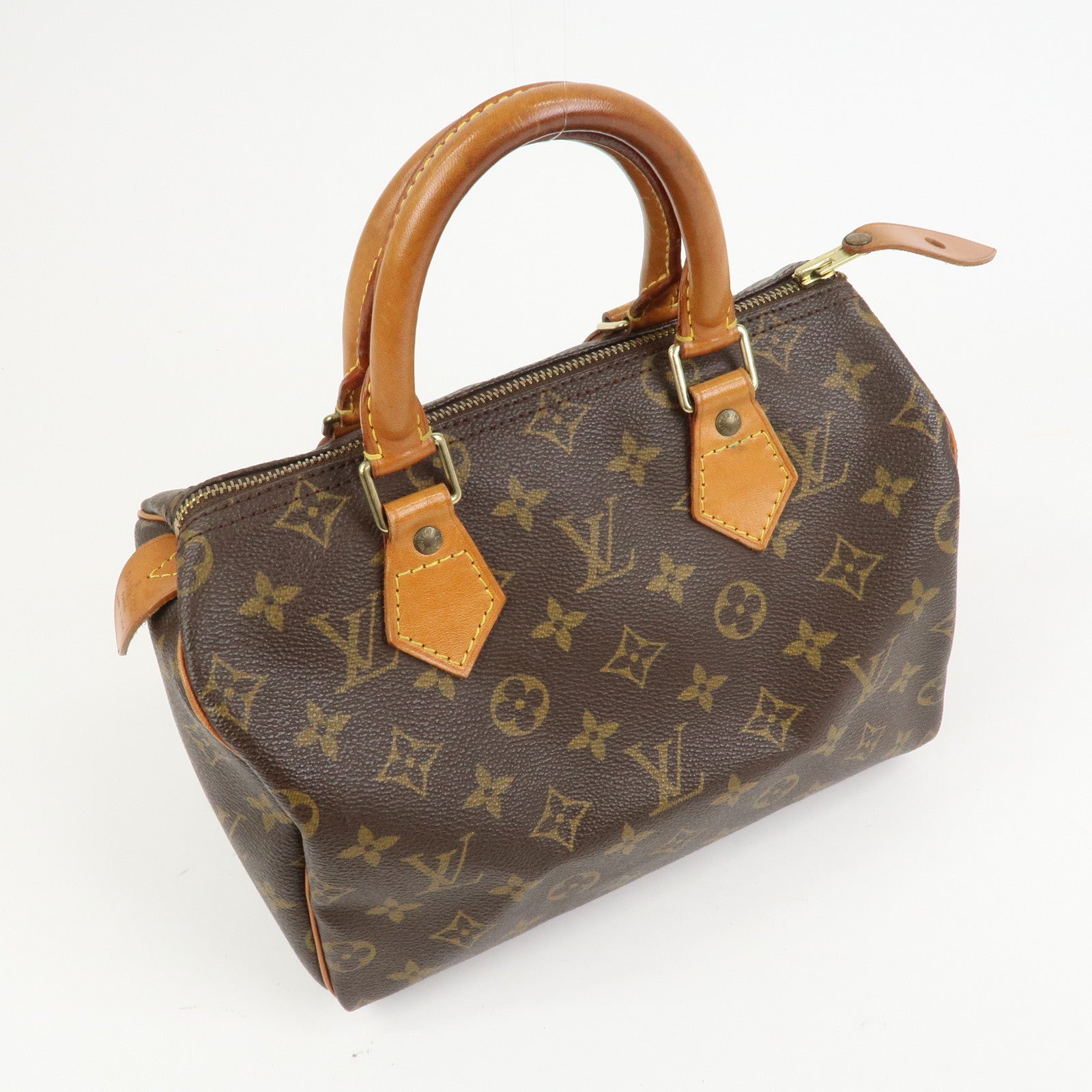 Louis Vuitton Monogram Speedy 25 Boston Bag Hand Bag Brown M41528