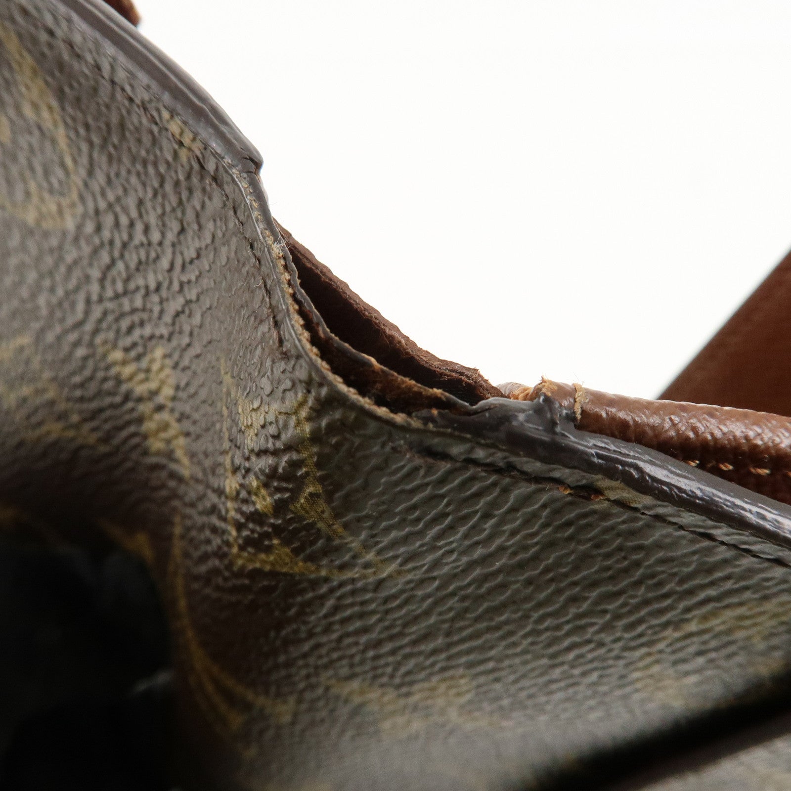 Louis Vuitton Monogram Porte Monnaie Billet Carte Credit M61652 Used