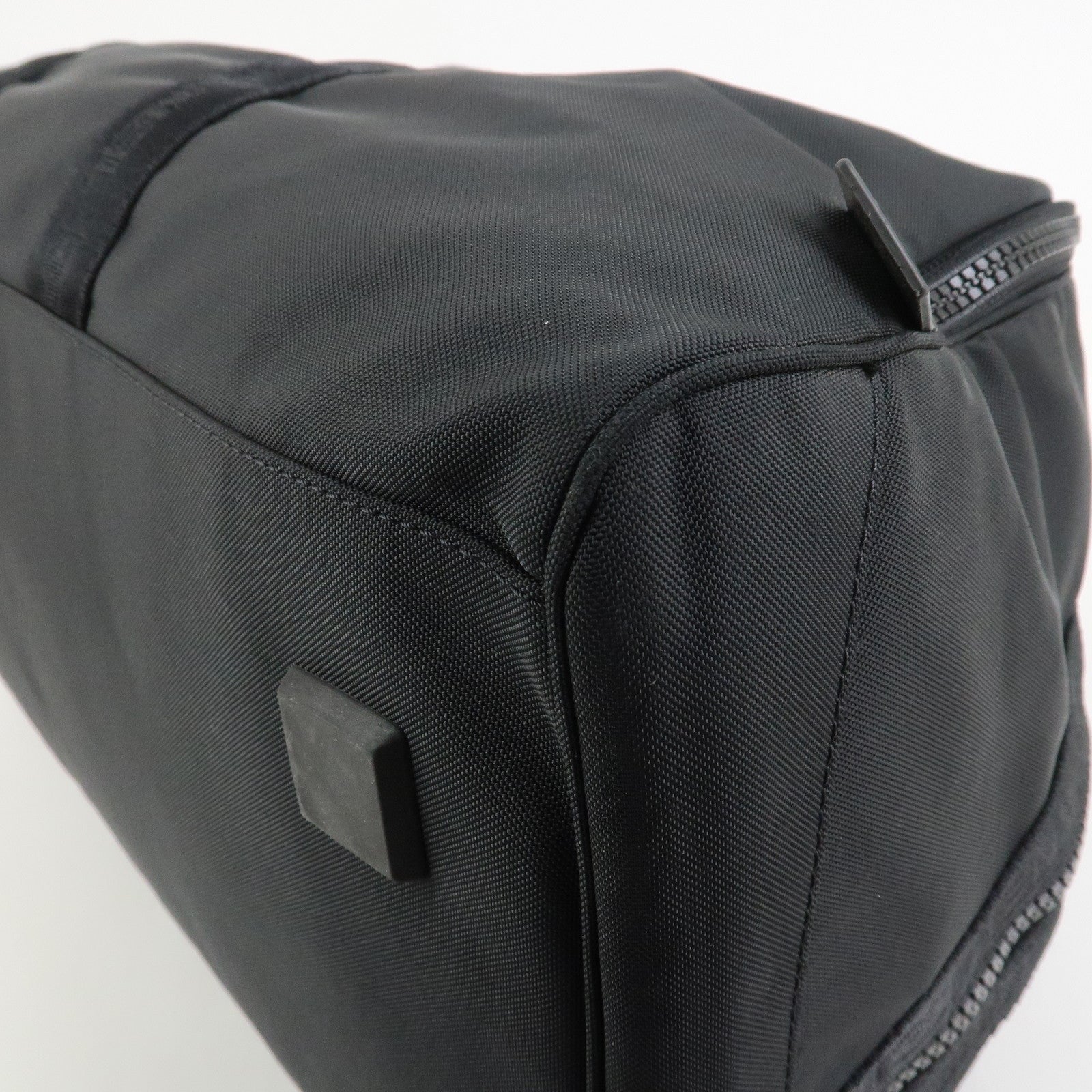 CHANEL COCO Mark Sport Line Nylon Boston Bag Shoulder Bag Black