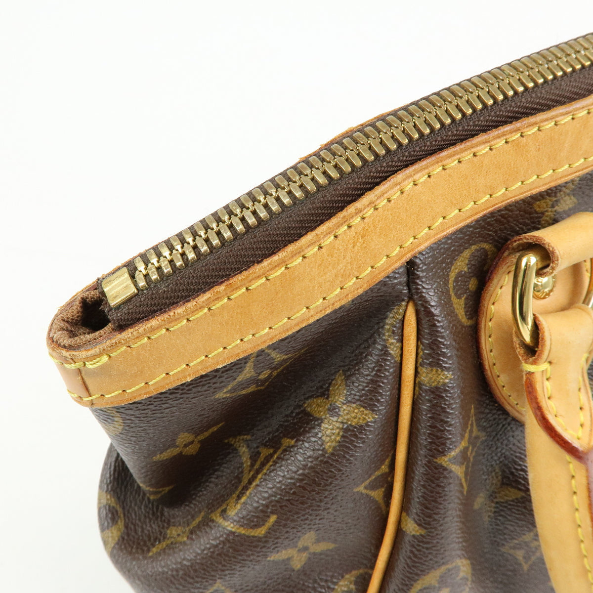 Louis Vuitton Monogram Tivoli PM Hand Bag Shoulder Bag Brown M40143