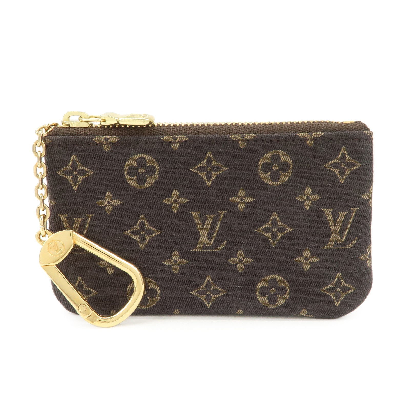 Louis Vuitton Monogram Mini Lin Pochette Cles Coin Case M95230